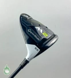 Used 2017 TaylorMade M2 Driver 9.5 HZRDUS 5.5 62g Firm Flex Graphite Golf Club