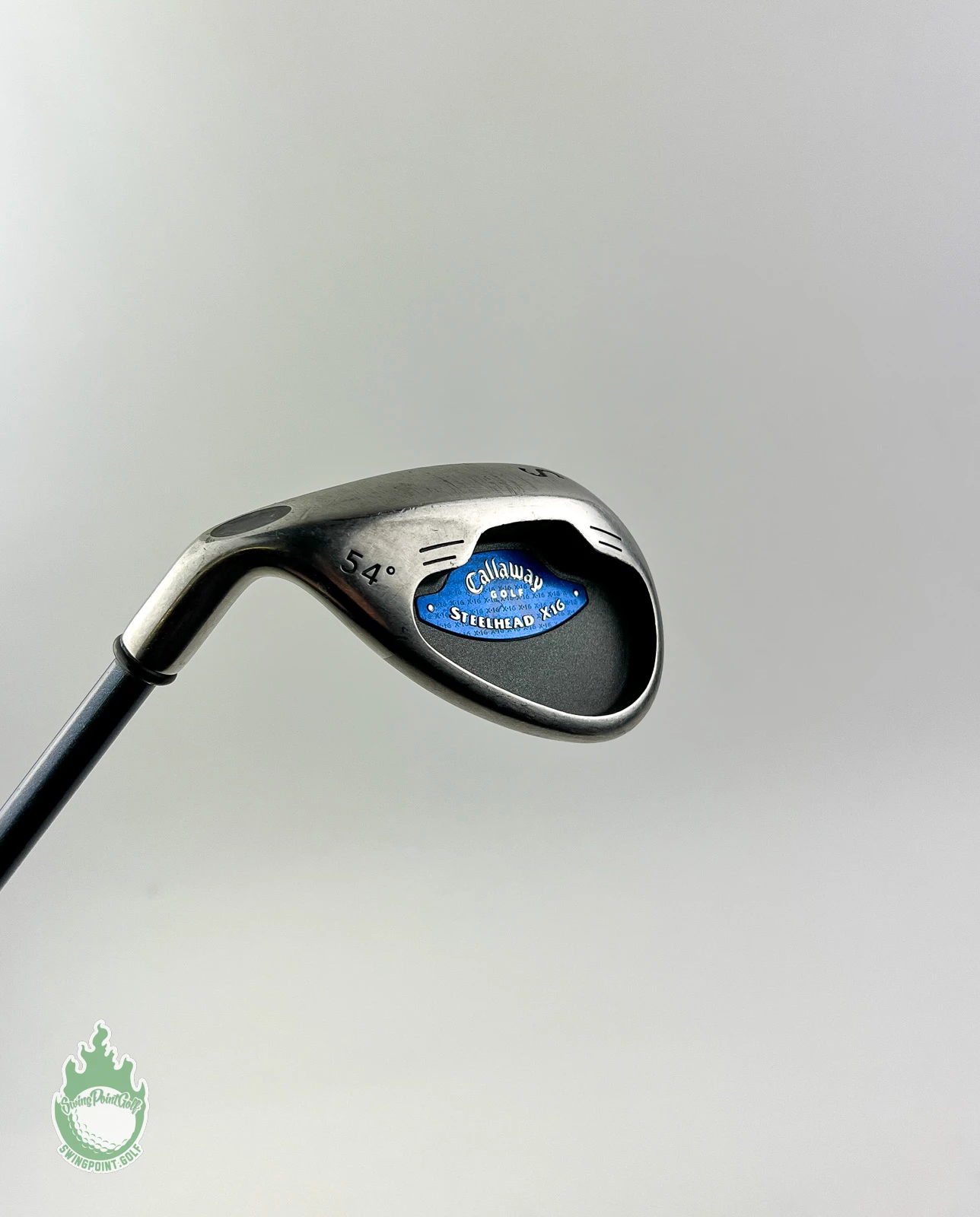 Used LEFT HAND Callaway Steelhead X-16 54* Sand Wedge Senior Graphite Golf Club - Image 2