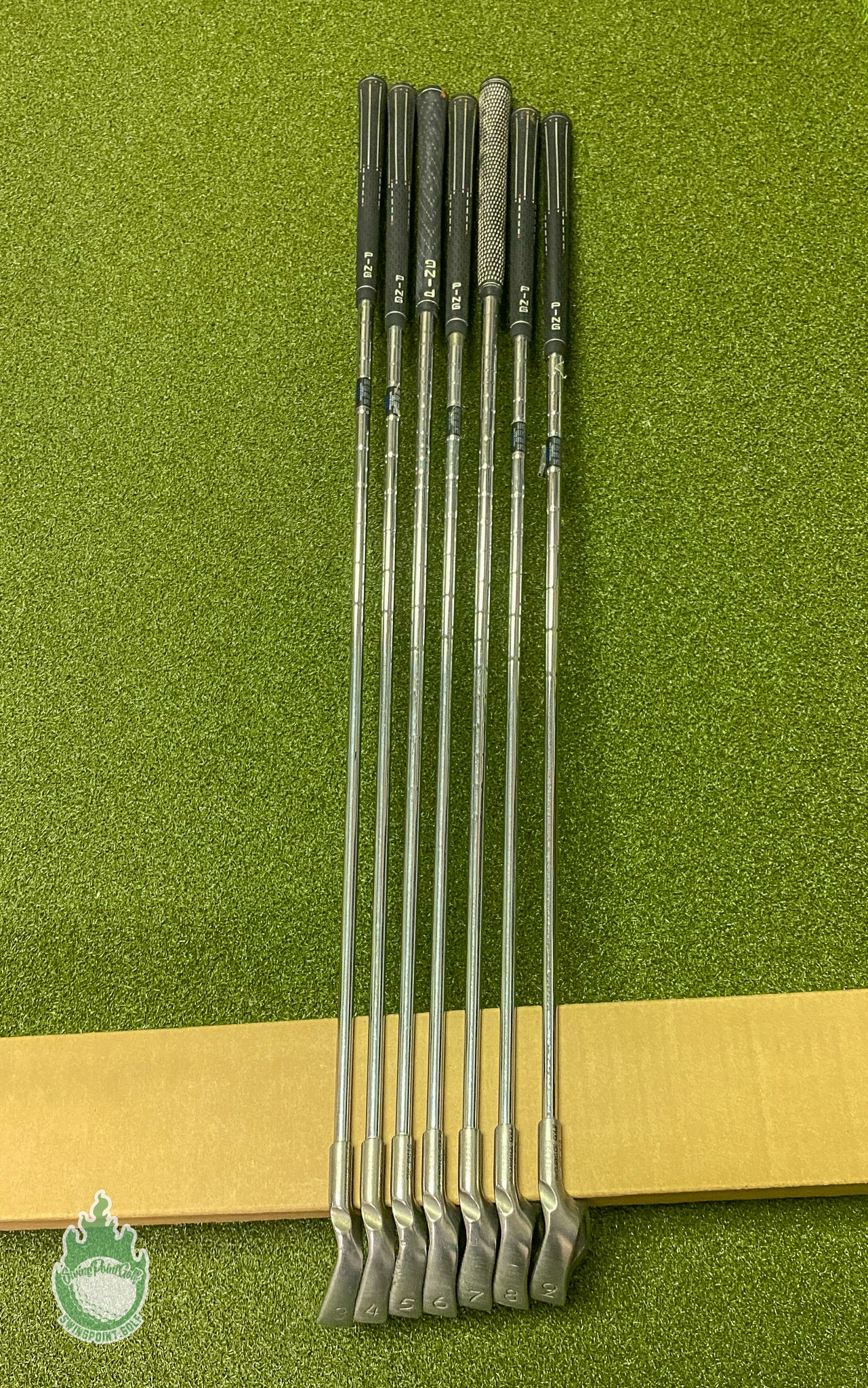 Used Ping Black Dot I3+ Iron Set 3-9 Iron JZ Regular Flex Steel Golf Club Set - Image 3