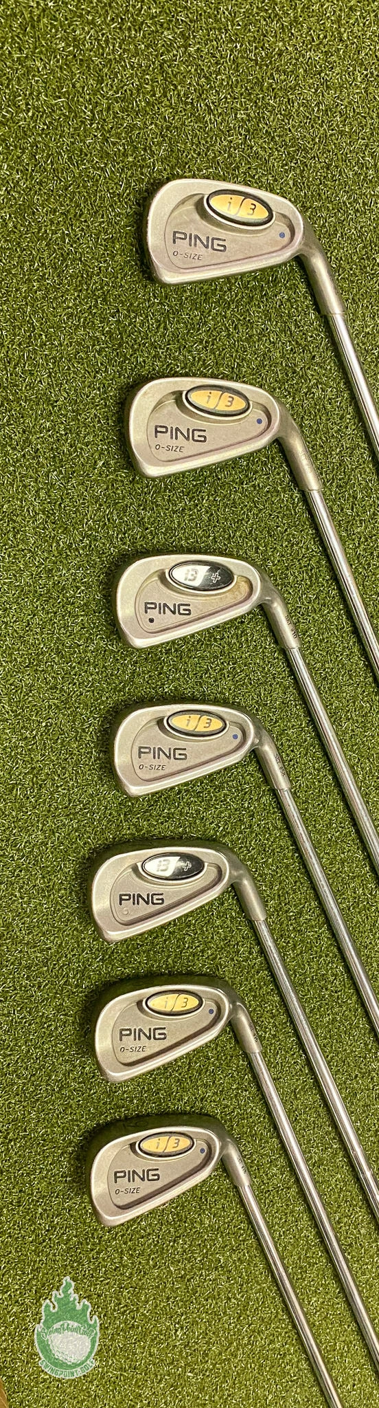 Used Ping Black Dot I3+ Iron Set 3-9 Iron JZ Regular Flex Steel Golf Club Set - Image 7