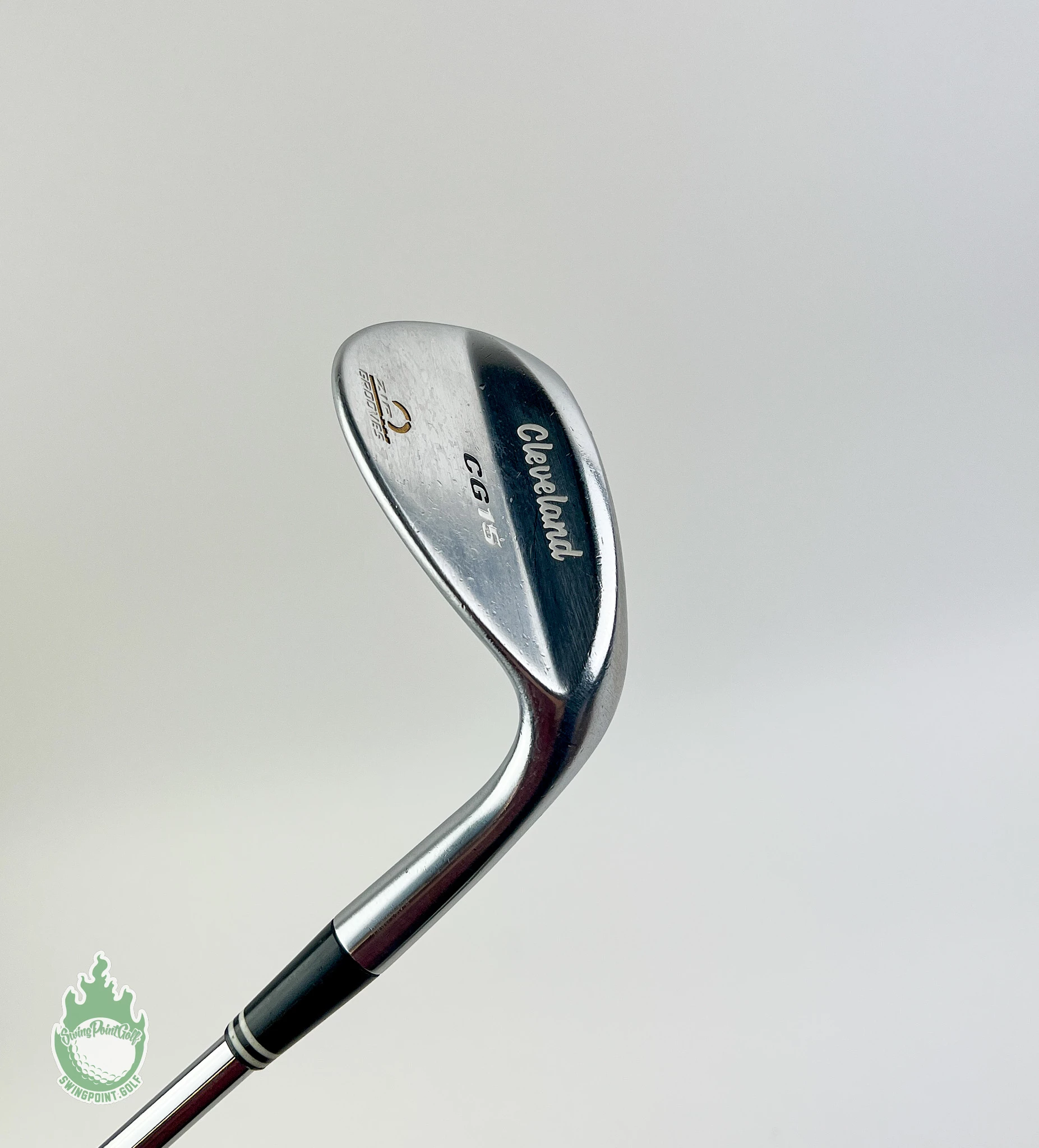 Cleveland CG15 Zip Grooves Satin Chrome Wedge 56*-14 Wedge Flex Steel Ping Grip - Image 2