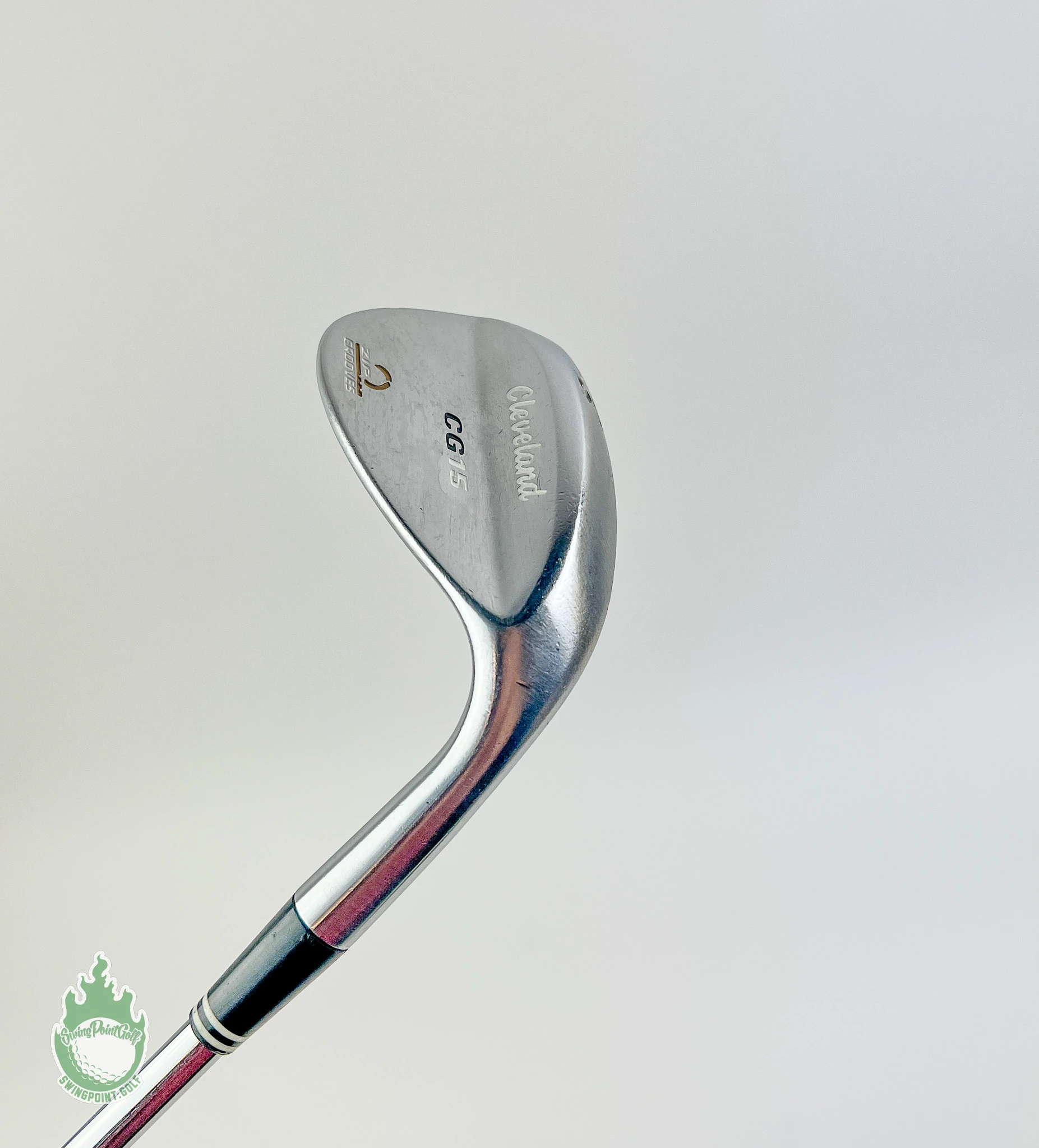 Cleveland CG15 Zip Grooves Satin Chrome Wedge 56*-14 Wedge Flex Steel Ping Grip - Image 11