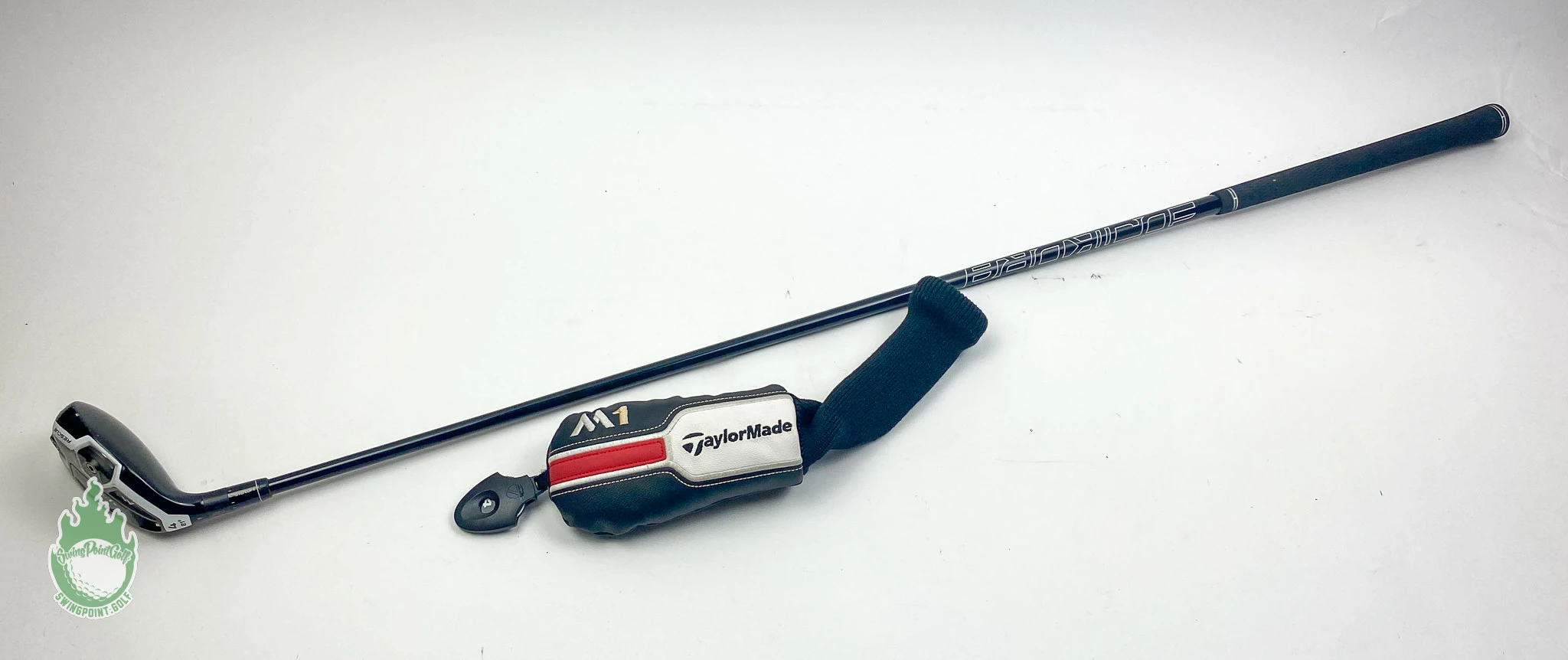 Used LH 2016 TaylorMade M1 Rescue 4 Hybrid 21* 80g Stiff Graphite Golf Club - Image 11