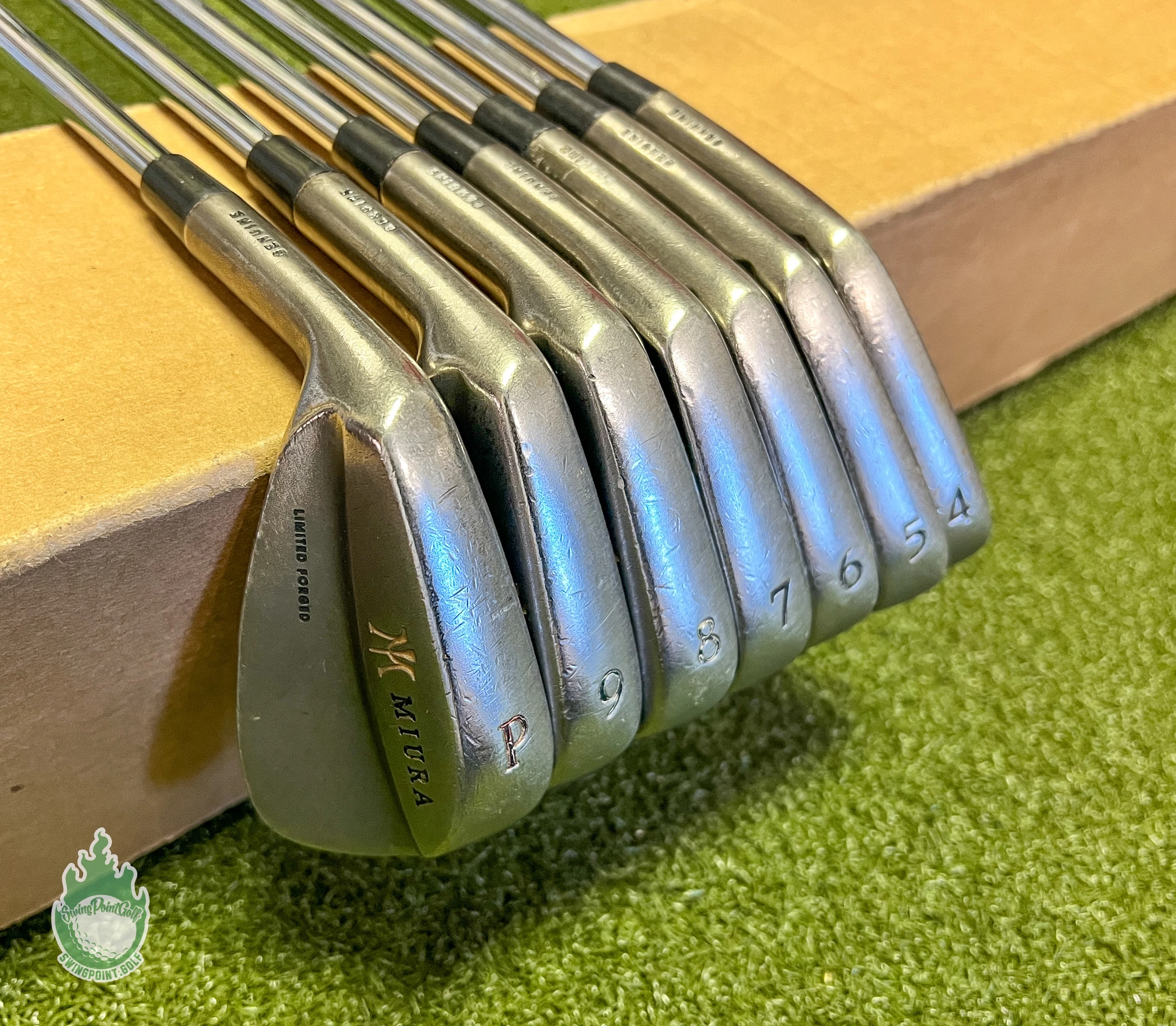 Used LH Miura Genuine Limited Forged Irons 4-PW DG X100 X-Stiff Steel Golf Set