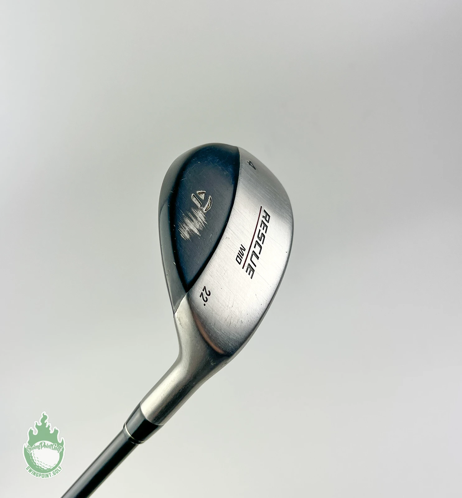 Used RH TaylorMade Rescue Mid 4 Hybrid 22* Regular Flex Graphite Golf Club