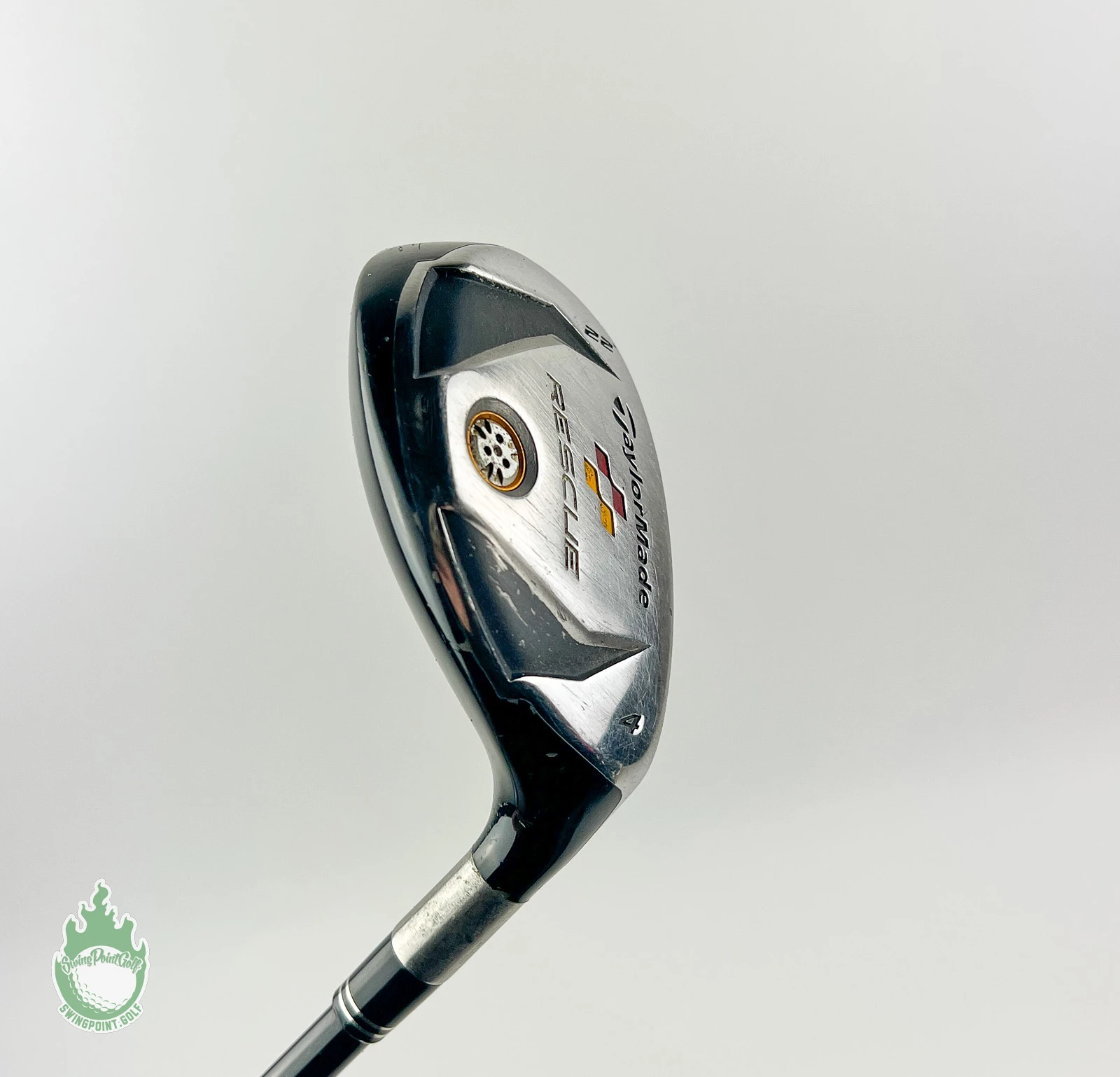 Used RH TaylorMade 2009 Rescue 4 Hybrid 22* REAX 65g Stiff Flex Graphite Golf - Image 2