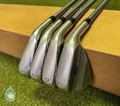 Used Right Handed Cobra Max Iron Set 7-9,GW Graphite 56g Lite Flex Golf Club