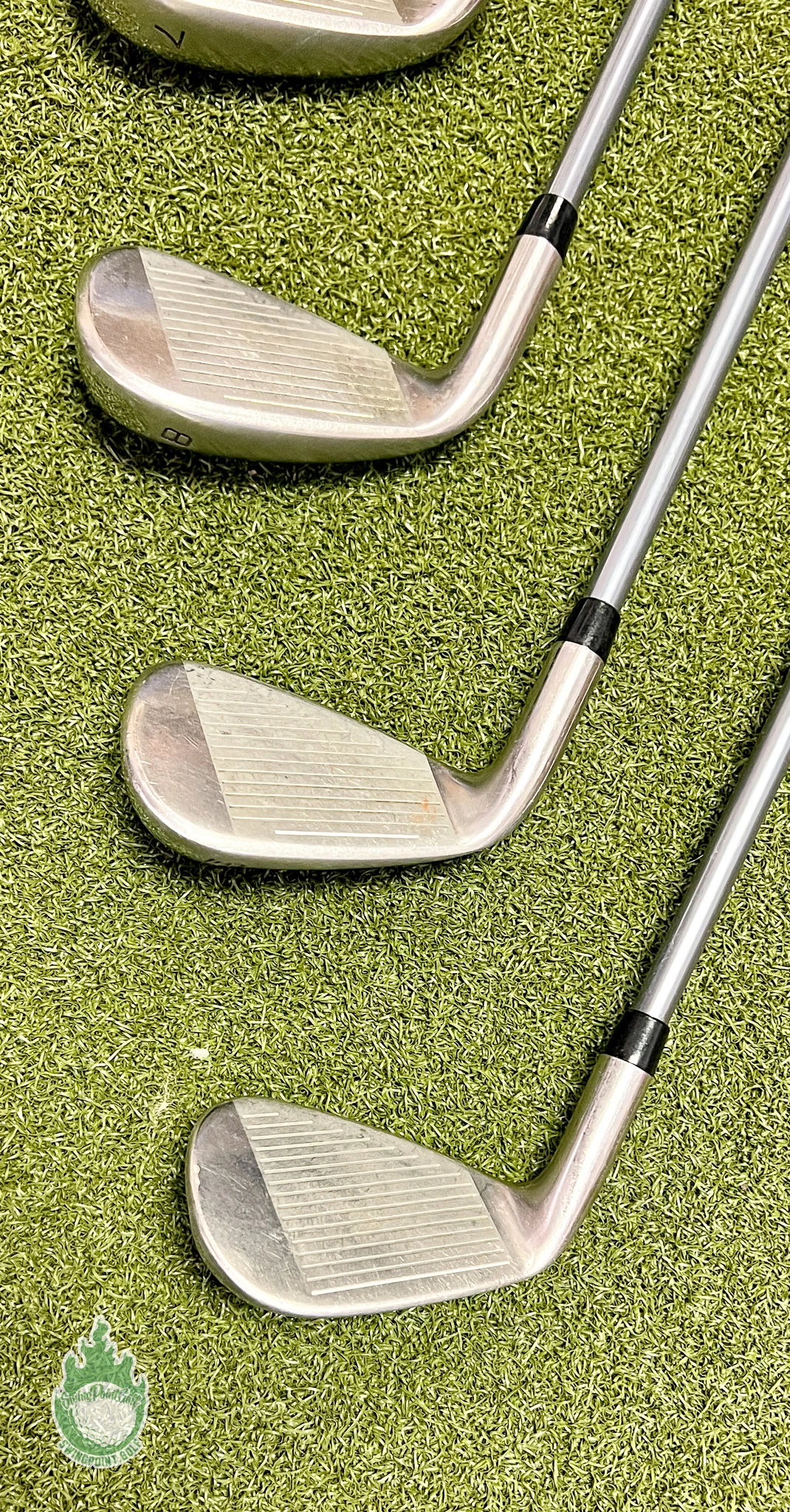 Used Right Handed Cobra Max Iron Set 7-9,GW Graphite 56g Lite Flex Golf Club - Image 6