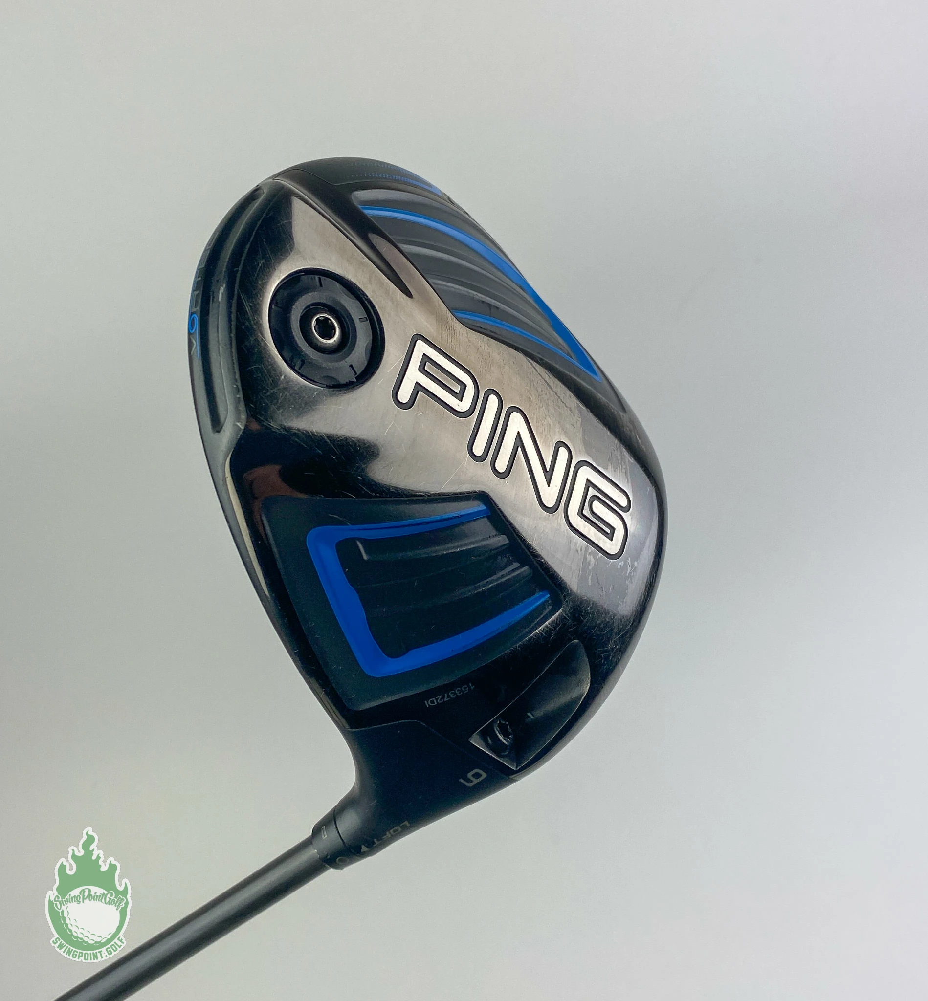 Used RH Ping G Driver 9* Paderson Kinetix Stiff Flex Graphite Golf Club - Image 2