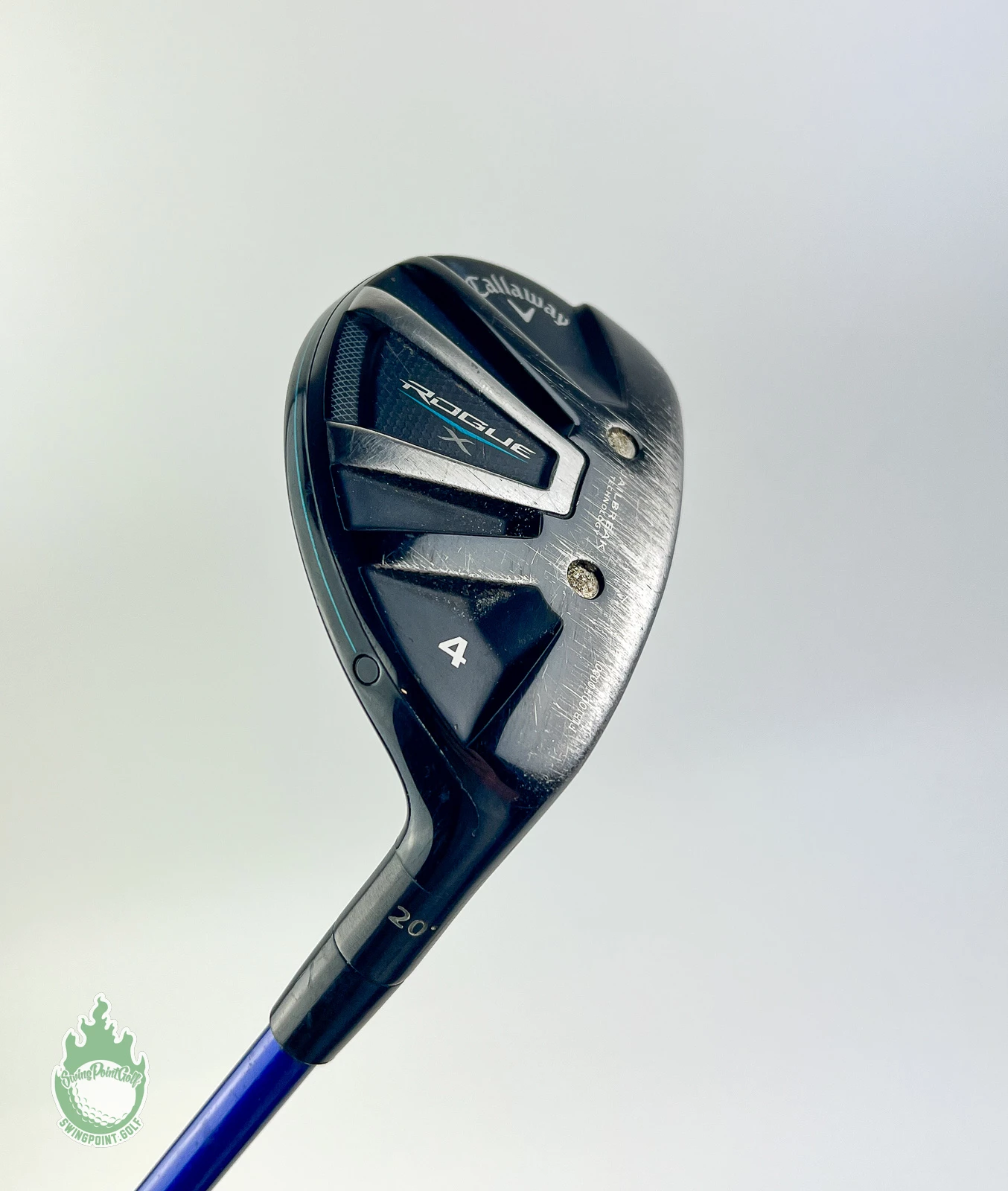Used Callaway Rogue X 4 Hybrid 20* Tour AD YS+ 85g Stiff Graphite Golf Club