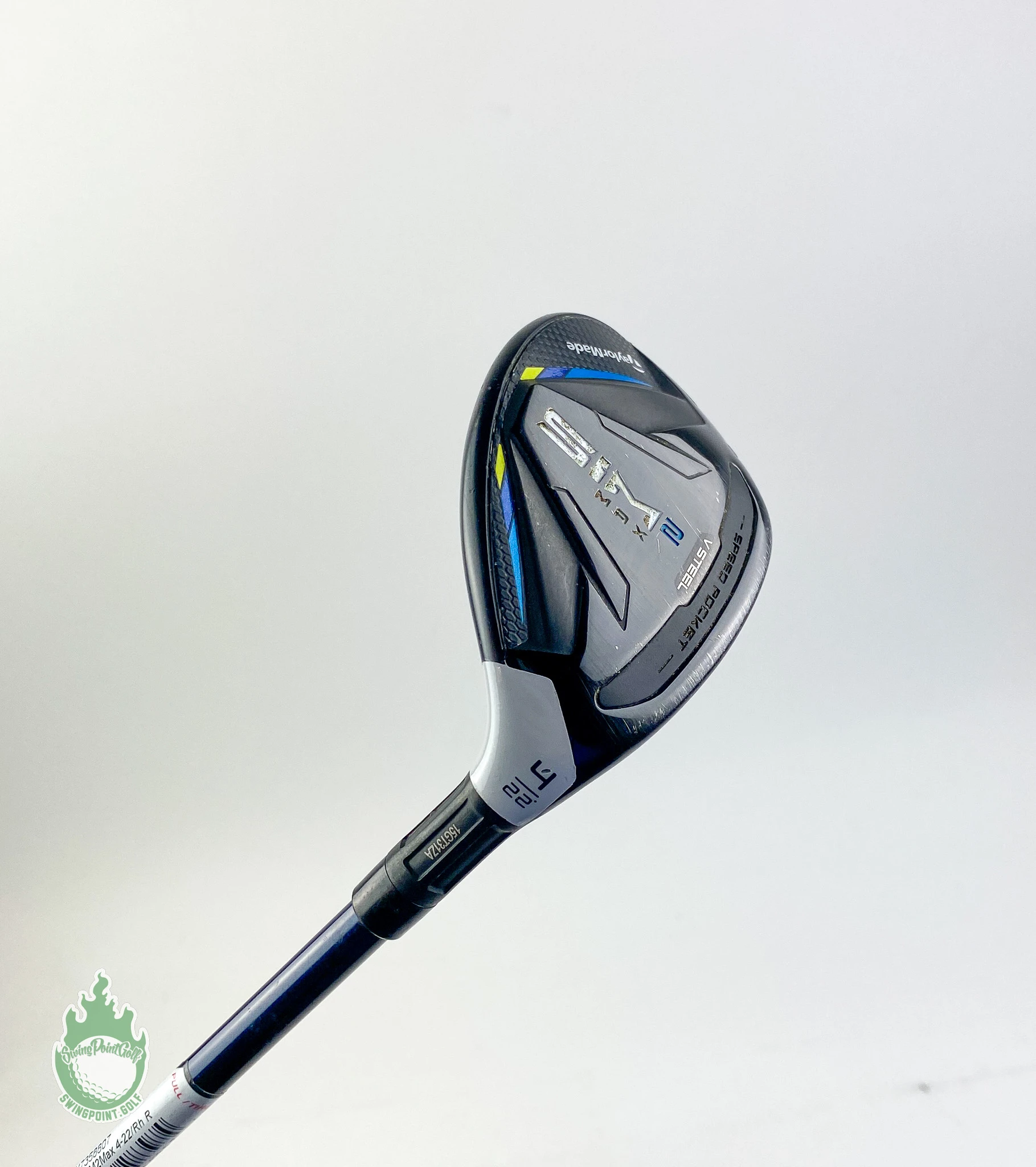 Used TaylorMade SIM MAX 4 Hybrid 22* Ventus 6-R Regular Flex Graphite Golf Club