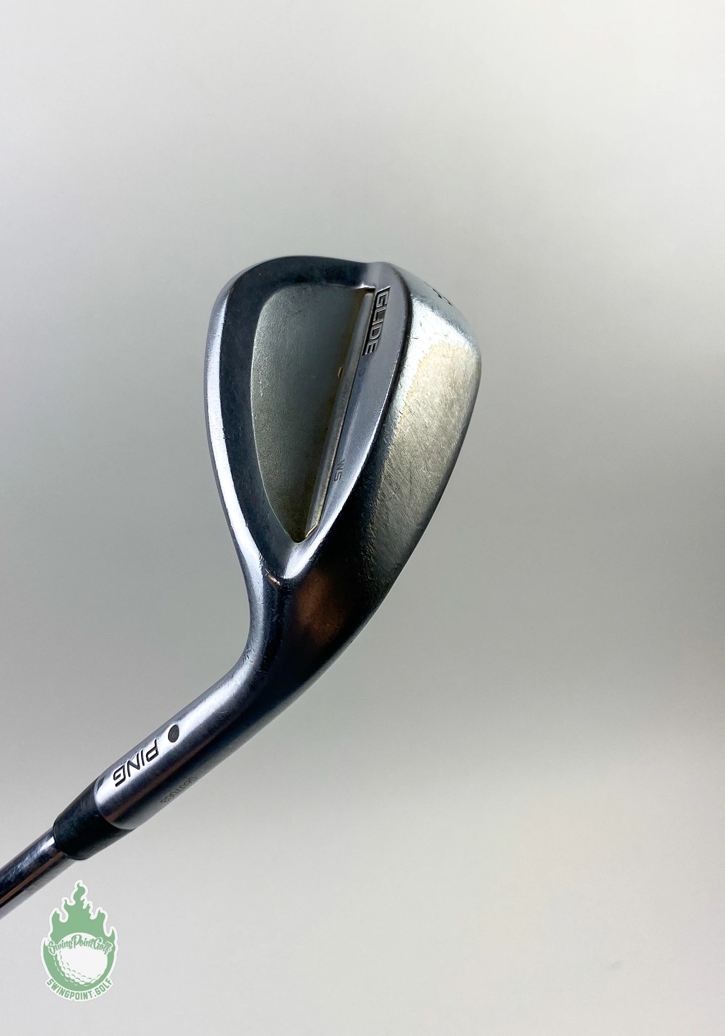 Used RH Ping Black Dot Glide 2.0 WS 56*-14 AWT 2.0 WedgeFlex Steel Golf Club - Image 2