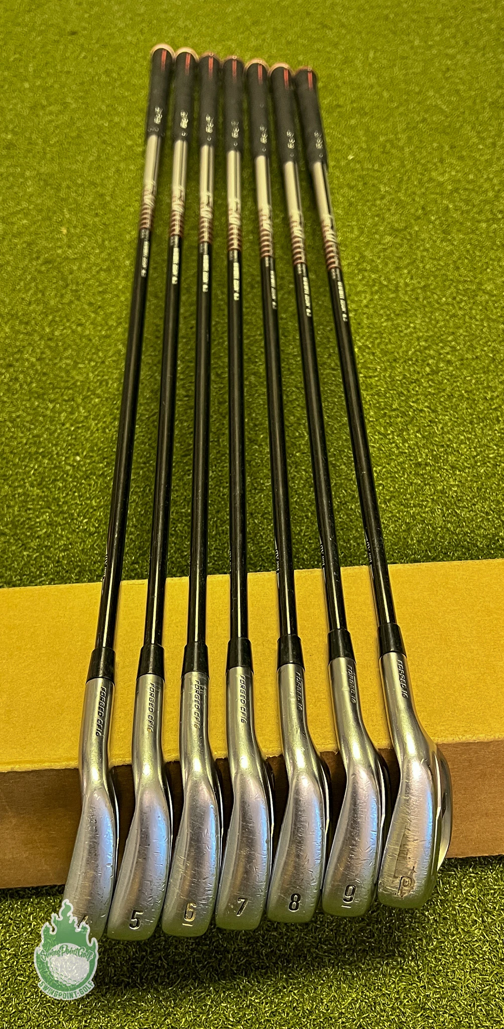 Used Callaway APEX Forged CF16 Irons 4-PW Tour AD 85g Regular Graphite Golf Set - Image 11