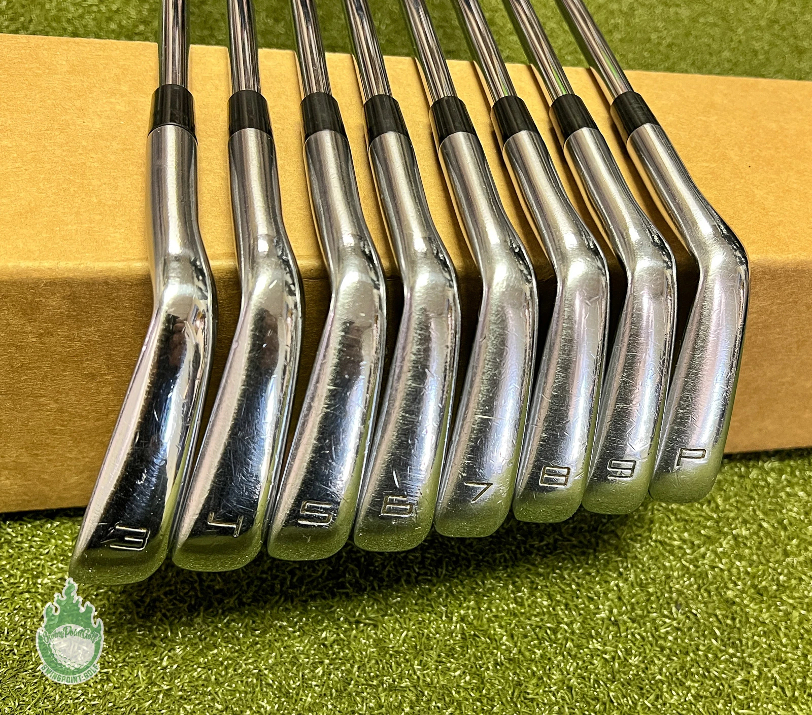 Used TaylorMade P-760 Forged Irons 3-PW Modus3 Tour 105g Stiff Steel Golf Set - Image 2