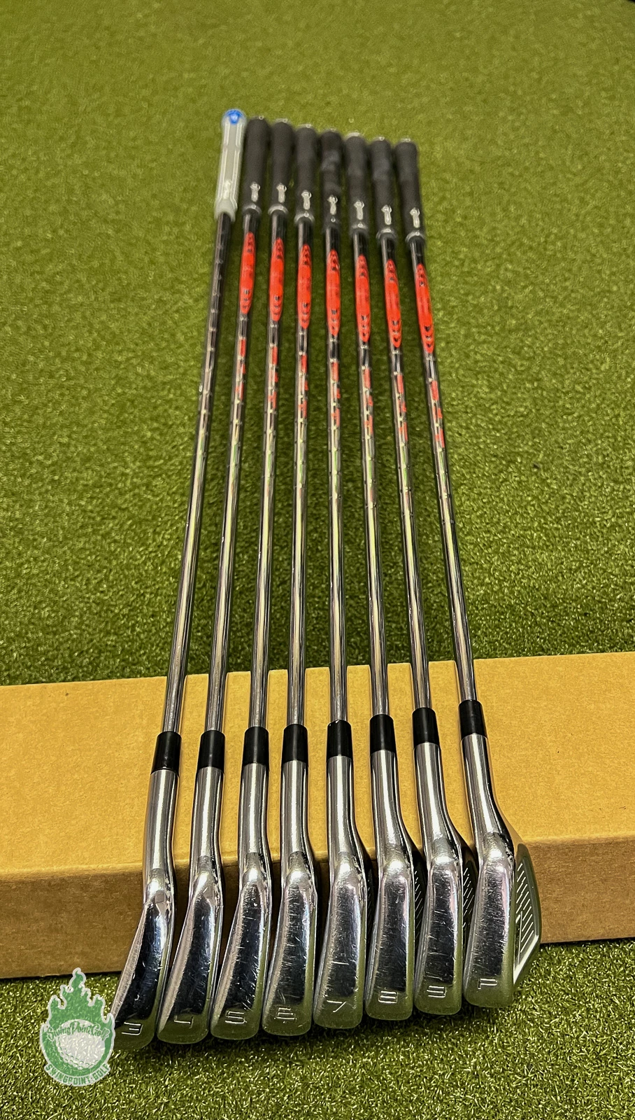 Used TaylorMade P-760 Forged Irons 3-PW Modus3 Tour 105g Stiff Steel Golf Set - Image 3
