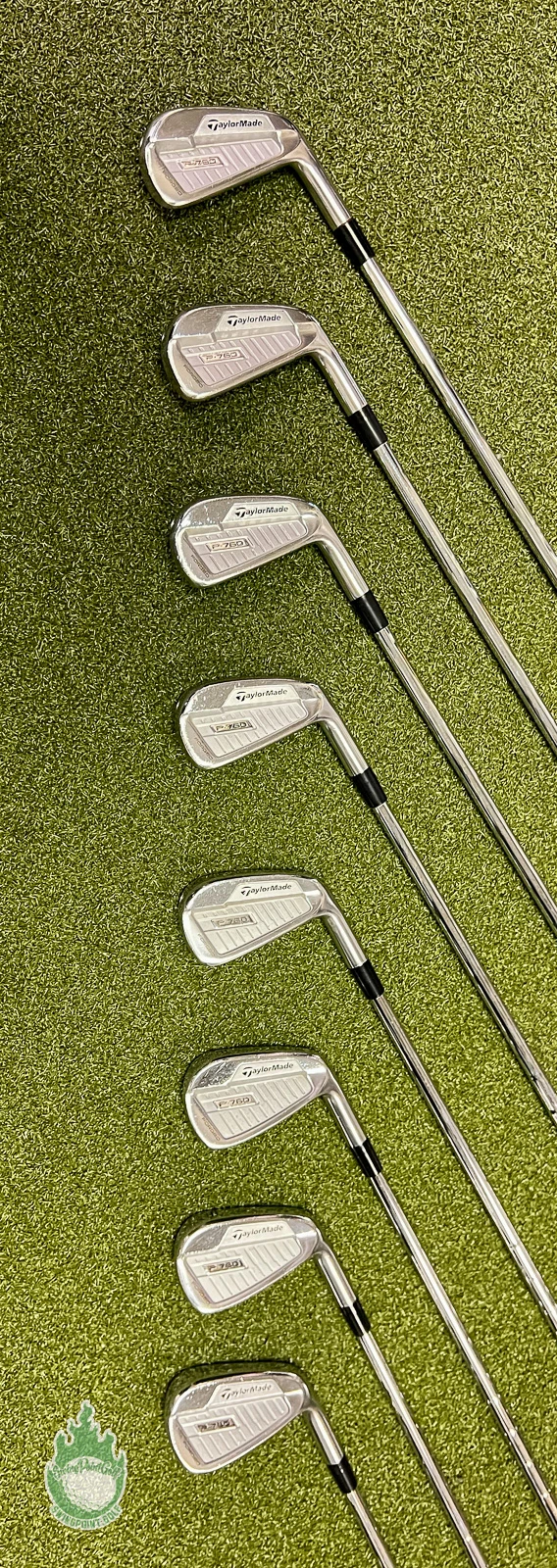 Used TaylorMade P-760 Forged Irons 3-PW Modus3 Tour 105g Stiff Steel Golf Set - Image 7