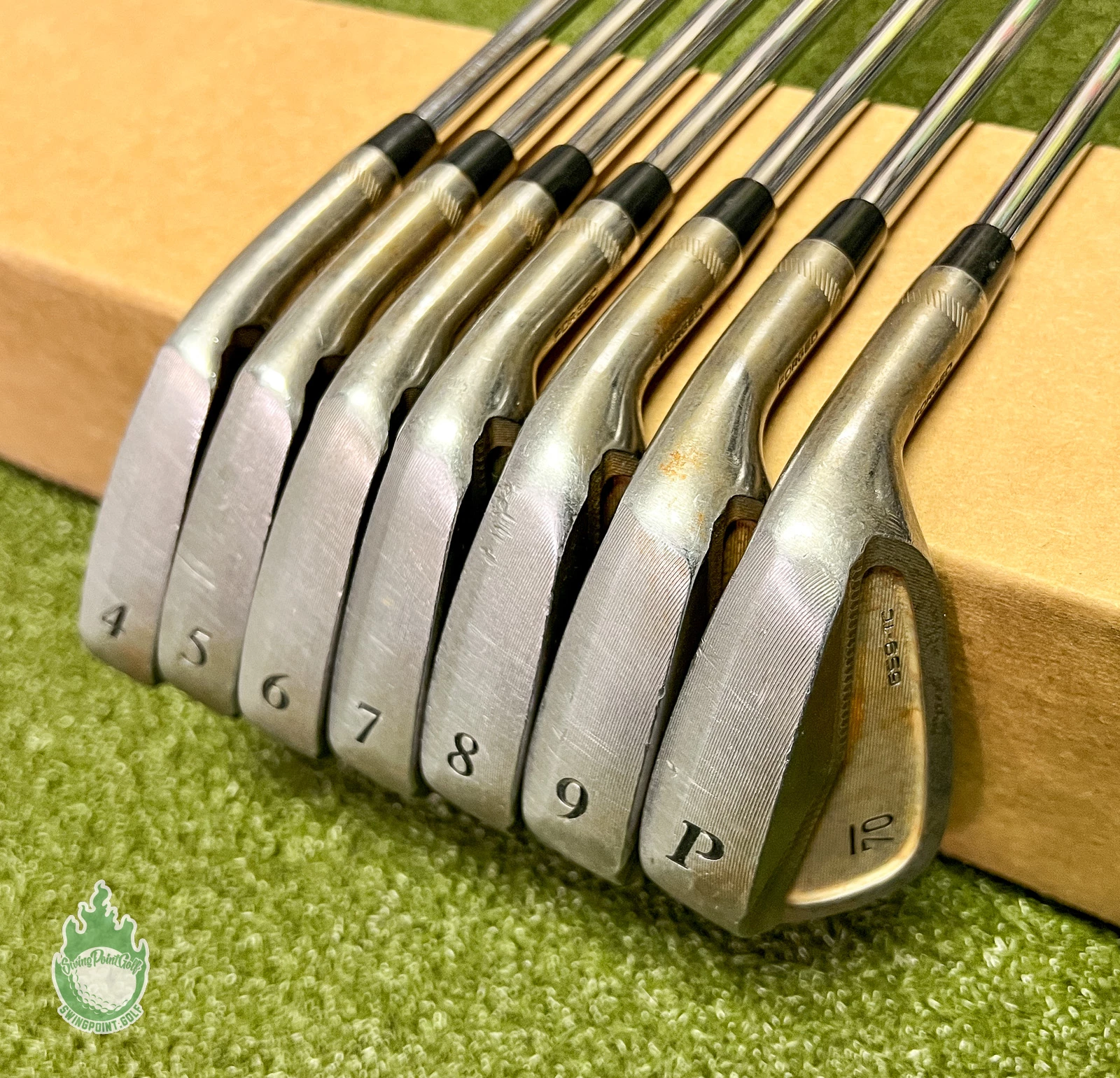 Used RH Sub 70 659-TC Forged Irons 4-PW Tour 120g X-Stiff Flex Steel Club Set