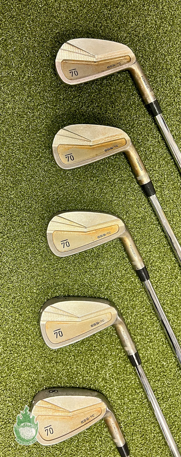Used RH Sub 70 659-TC Forged Irons 4-PW Tour 120g X-Stiff Flex Steel Club Set - Image 5