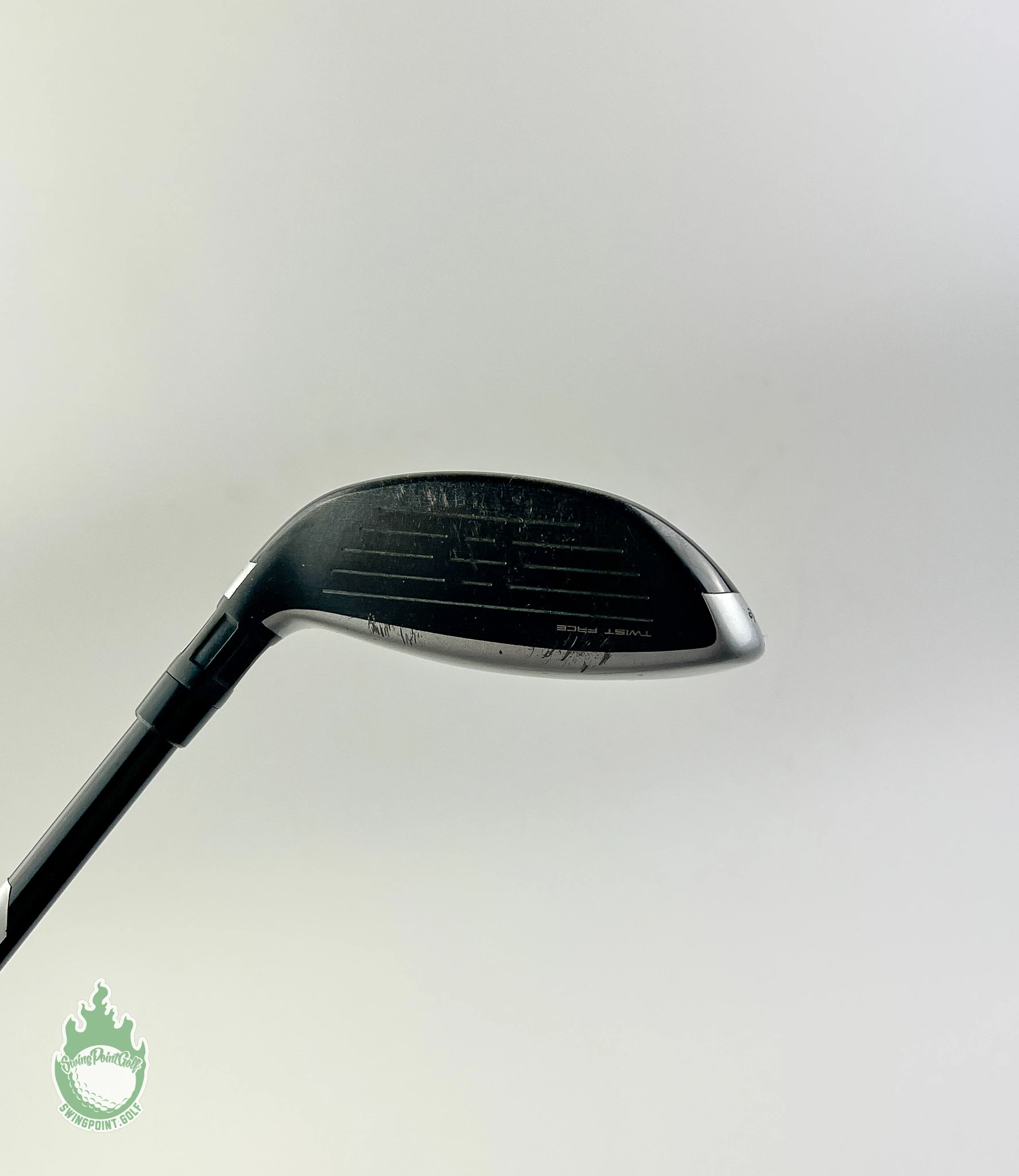 Used TaylorMade M6 Rescue 4 Hybrid 22* ATMOS 6 Regular Graphite Golf Club W/HC - Image 9