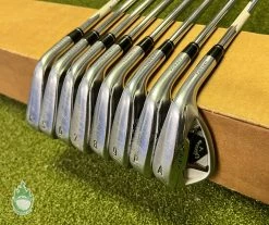 Used RH Callaway APEX Forged ’21 Irons 4-PW/AW Elevate 95g Stiff Steel Golf Set