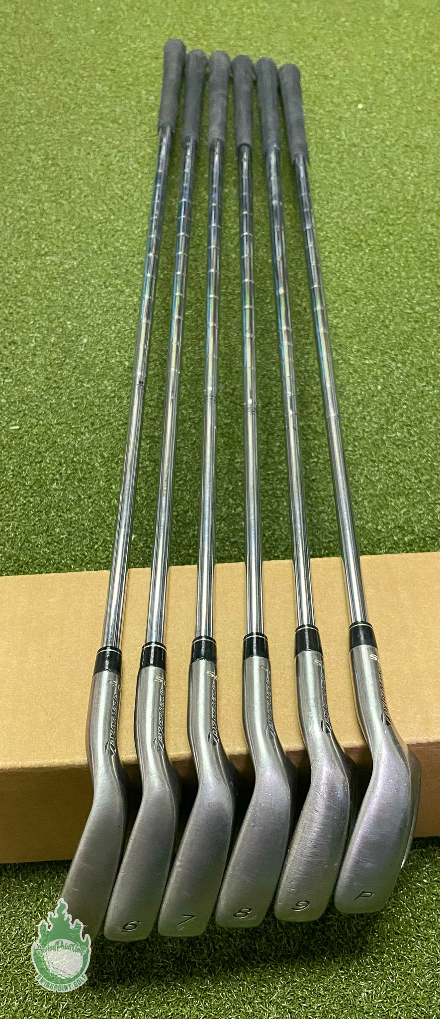 Used RH TaylorMade RAC OS Irons 5-PW Regular Flex Steel Golf Club Set - Image 11