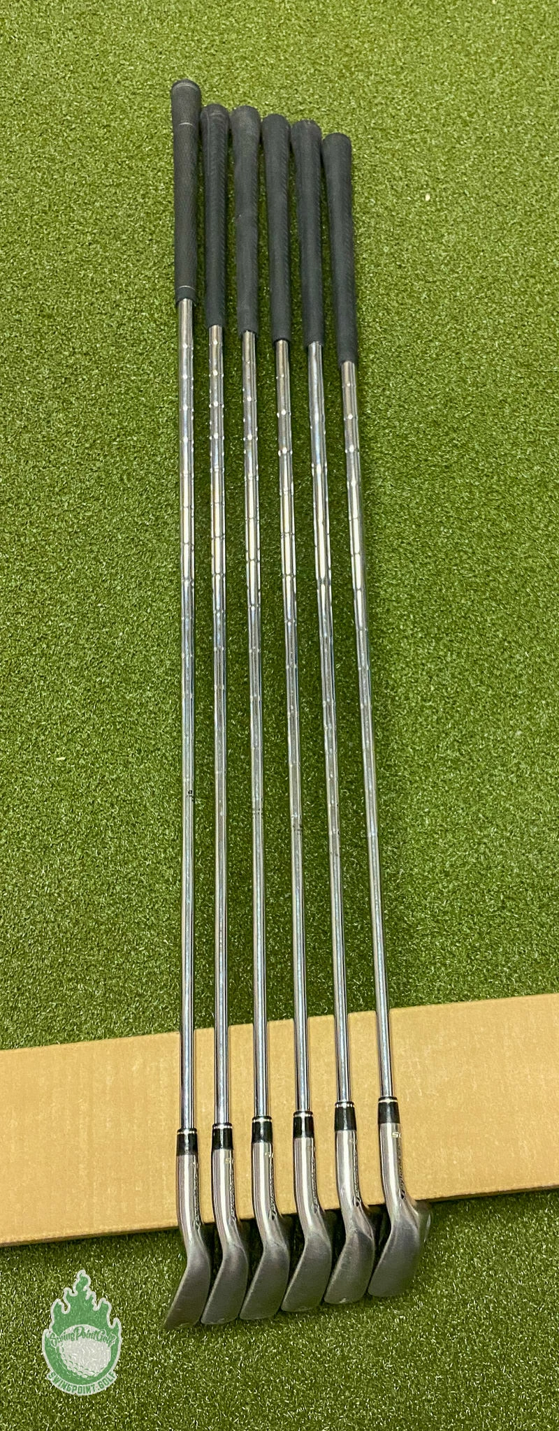 Used RH TaylorMade RAC OS Irons 5-PW Regular Flex Steel Golf Club Set - Image 10