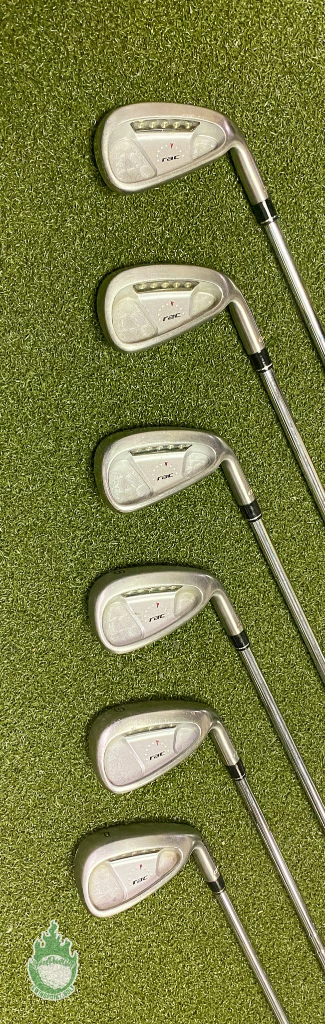 Used RH TaylorMade RAC OS Irons 5-PW Regular Flex Steel Golf Club Set - Image 7