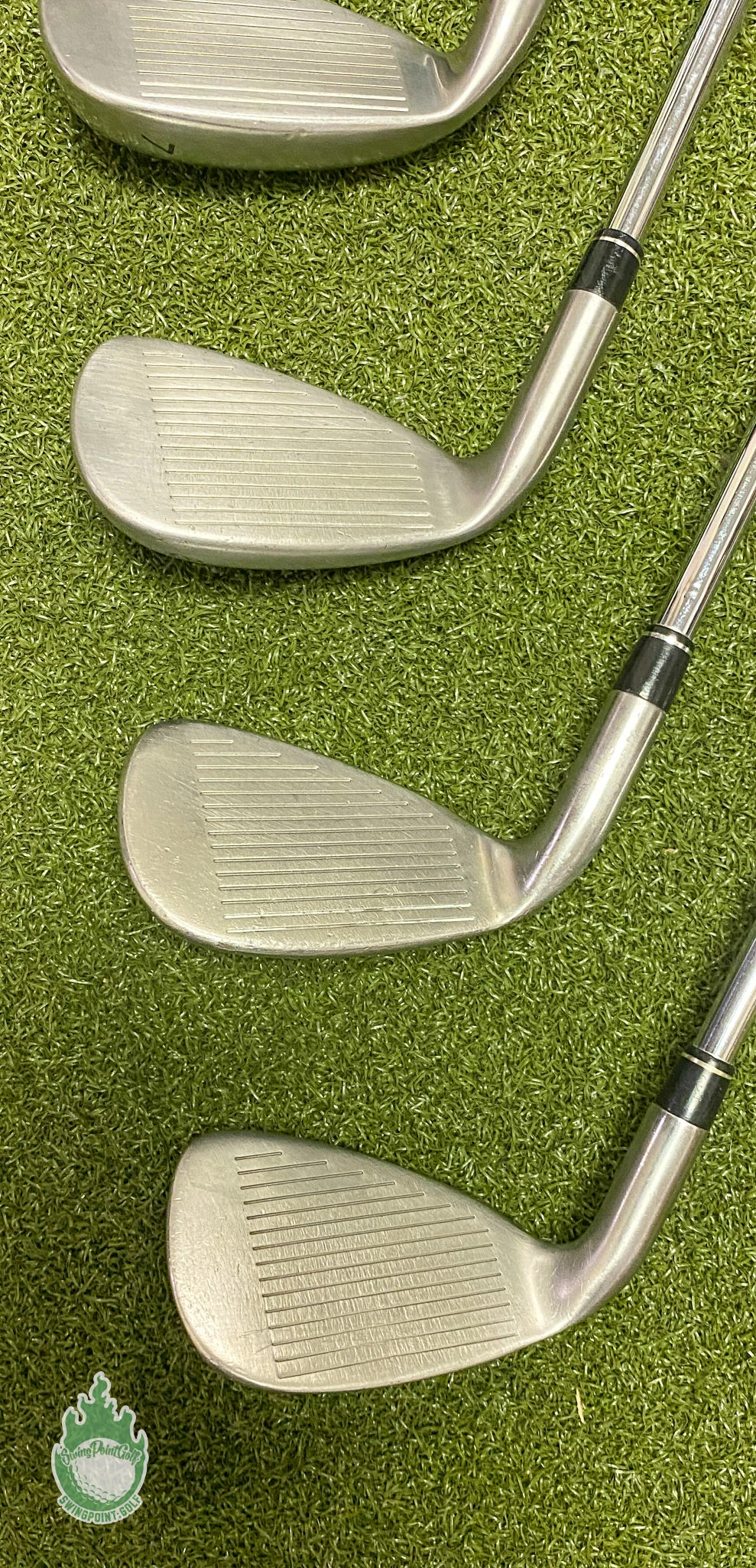 Used RH TaylorMade RAC OS Irons 5-PW Regular Flex Steel Golf Club Set - Image 6