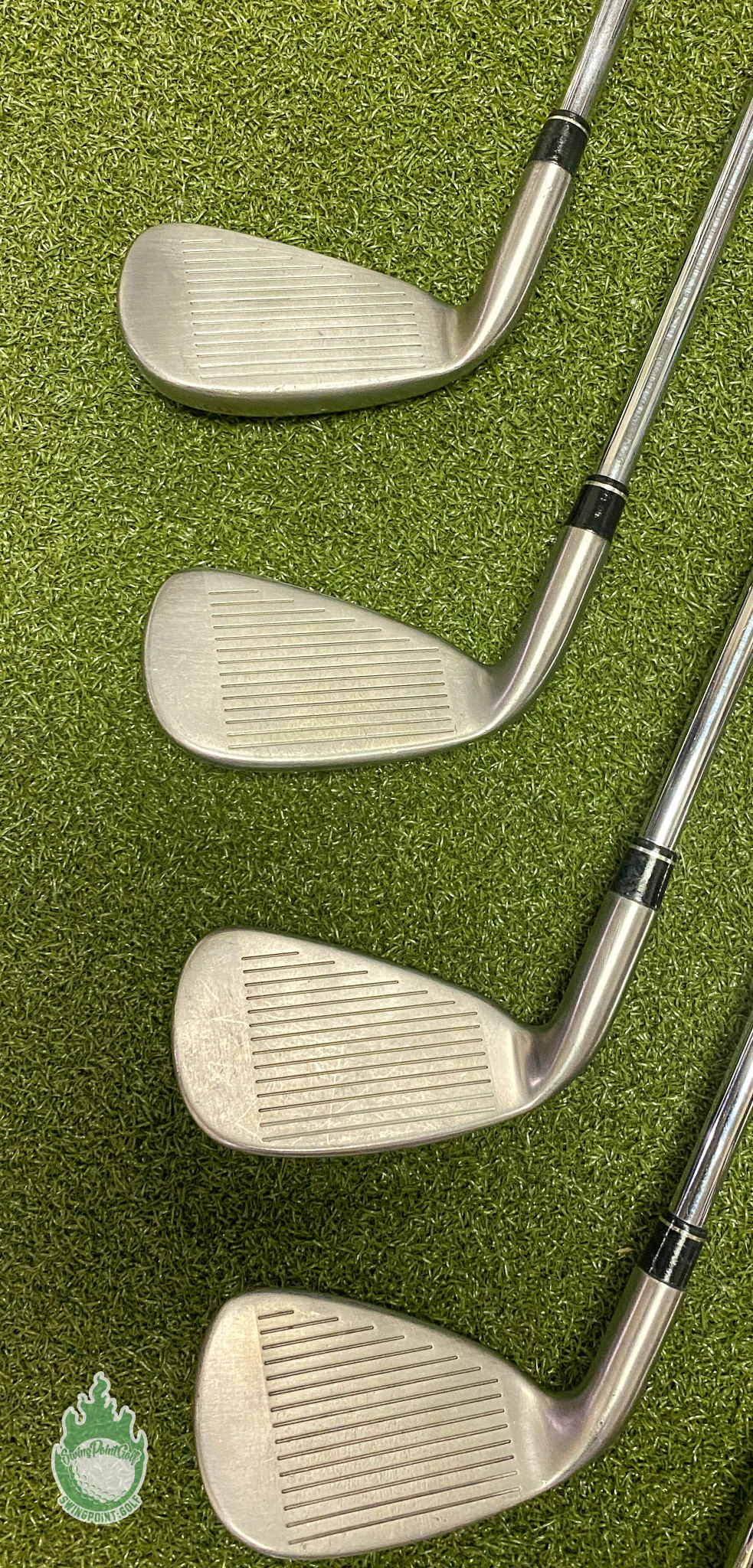 Used RH TaylorMade RAC OS Irons 5-PW Regular Flex Steel Golf Club Set - Image 5