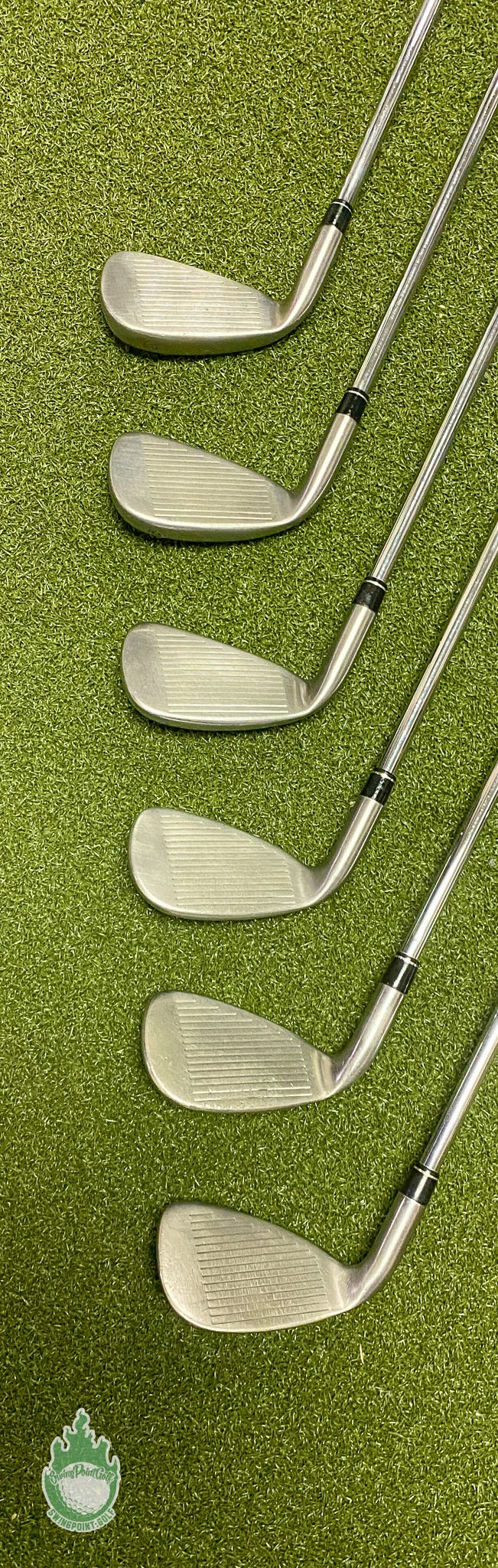 Used RH TaylorMade RAC OS Irons 5-PW Regular Flex Steel Golf Club Set - Image 4