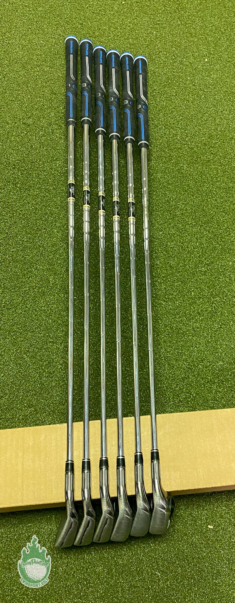 Used RH 2016 TaylorMade M2 Irons 5-PW REAX 88g Stiff Flex Steel Golf Club Set - Image 10