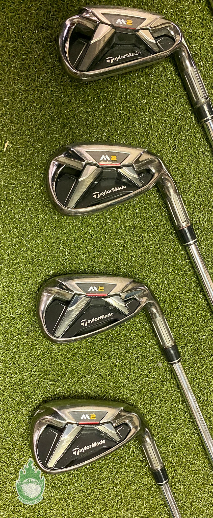 Used RH 2016 TaylorMade M2 Irons 5-PW REAX 88g Stiff Flex Steel Golf Club Set - Image 8