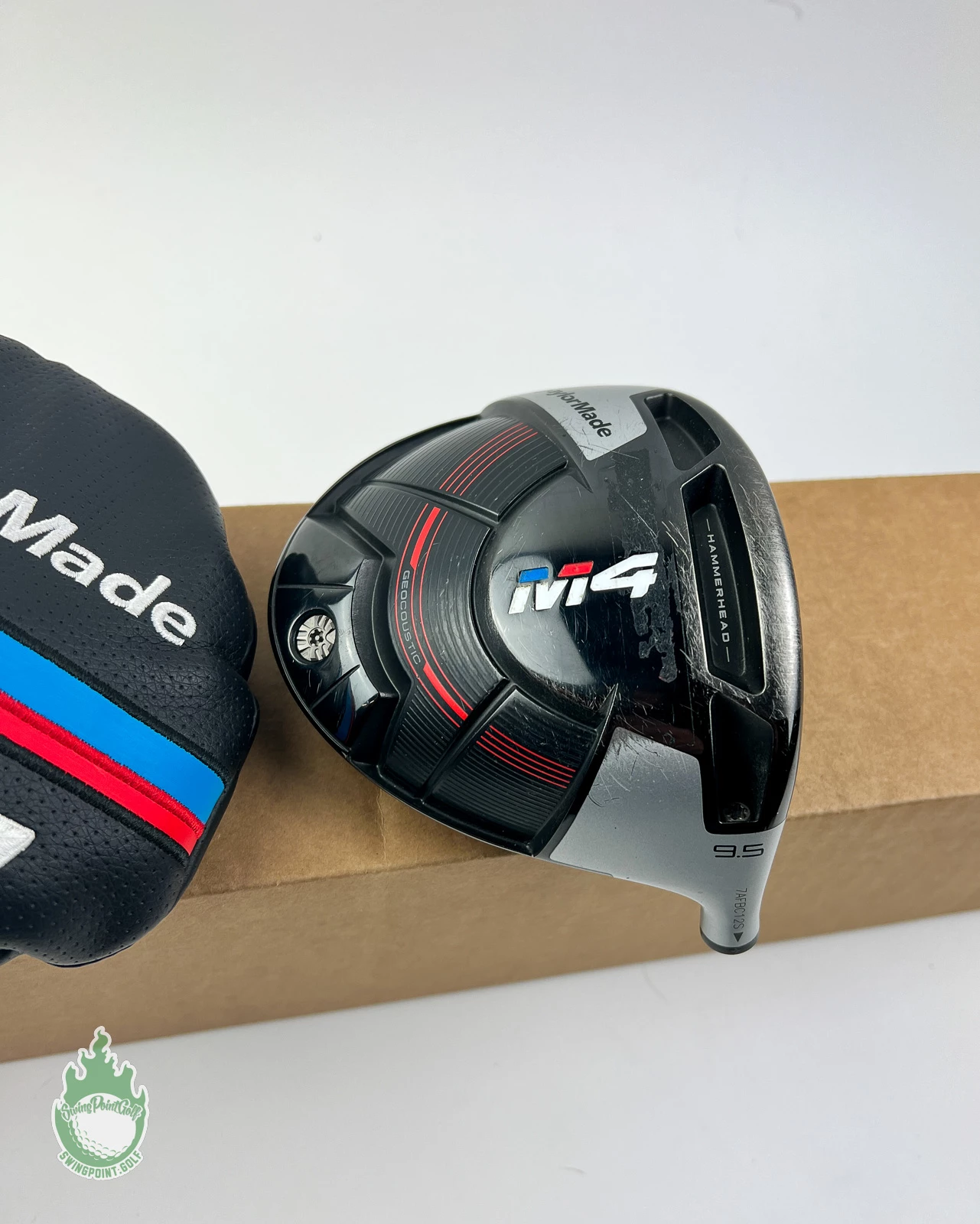 Used Right Handed Tour Issue TaylorMade M4 Driver 9.5* HEAD ONLY Golf Club - Image 2