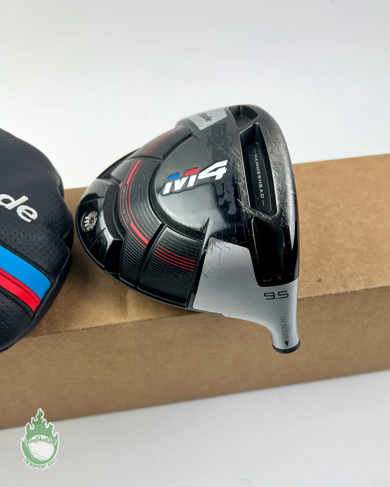 Used Right Handed Tour Issue TaylorMade M4 Driver 9.5* HEAD ONLY Golf Club - Image 12