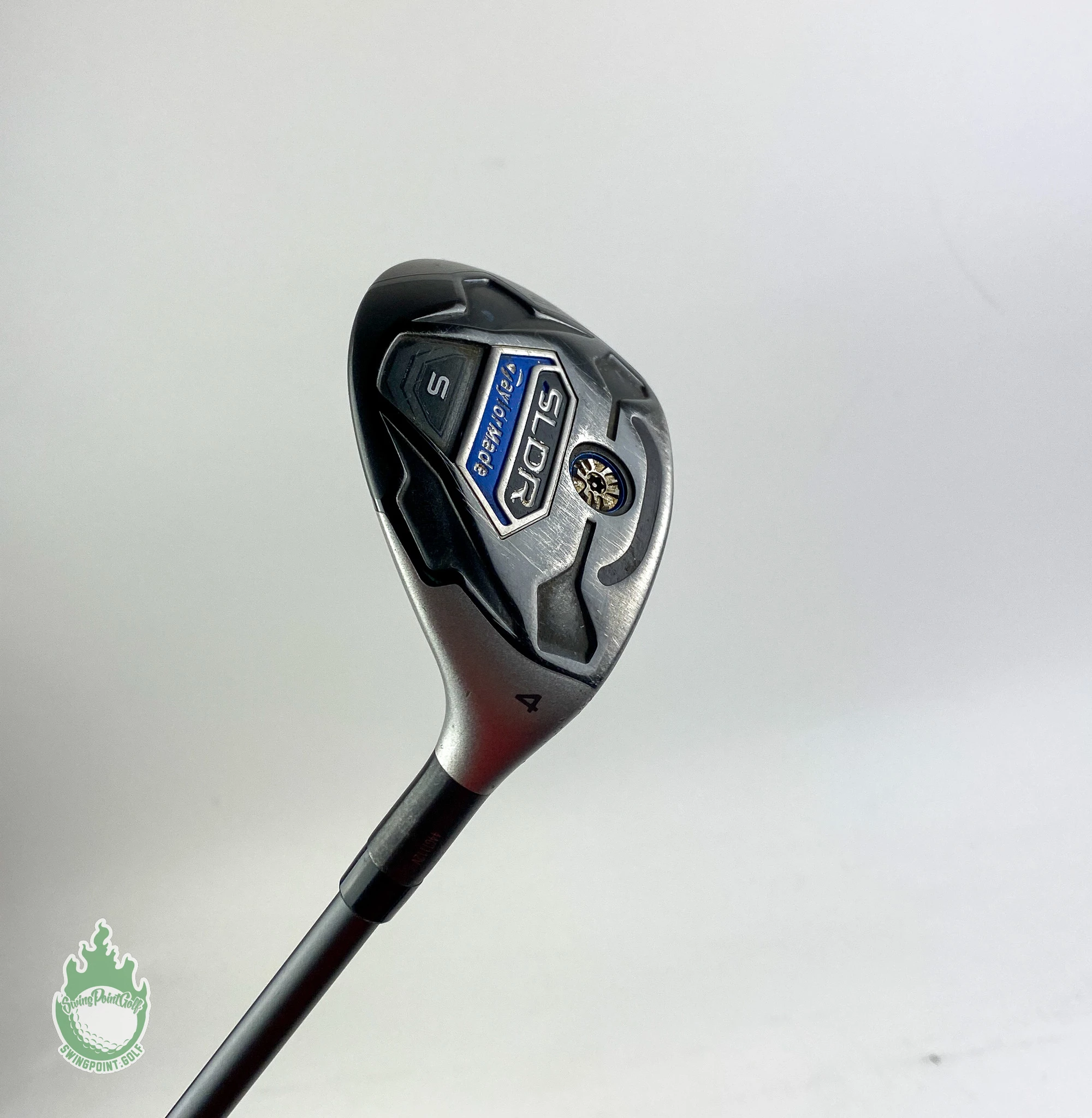 Used TaylorMade SLDR S Rescue 4 Hybrid 22* 72g Regular Flex Graphite Golf Club - Image 2