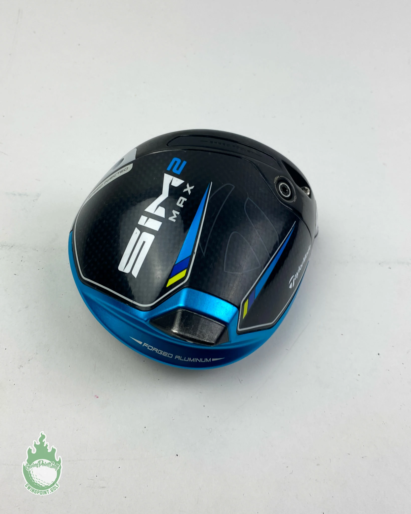 Used Tour Issued 2021 TaylorMade SIM 2 MAX Driver 8* HEAD ONLY Golf Club + Sign - Image 10