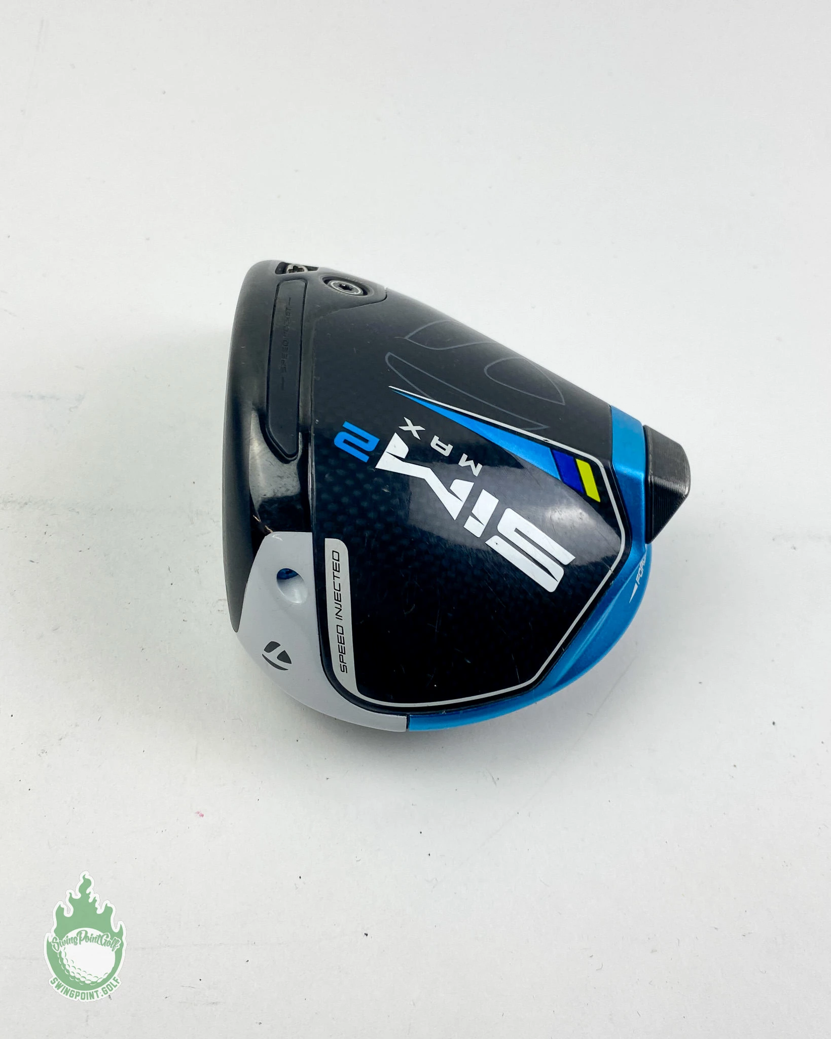 Used Tour Issued 2021 TaylorMade SIM 2 MAX Driver 8* HEAD ONLY Golf Club + Sign - Image 9