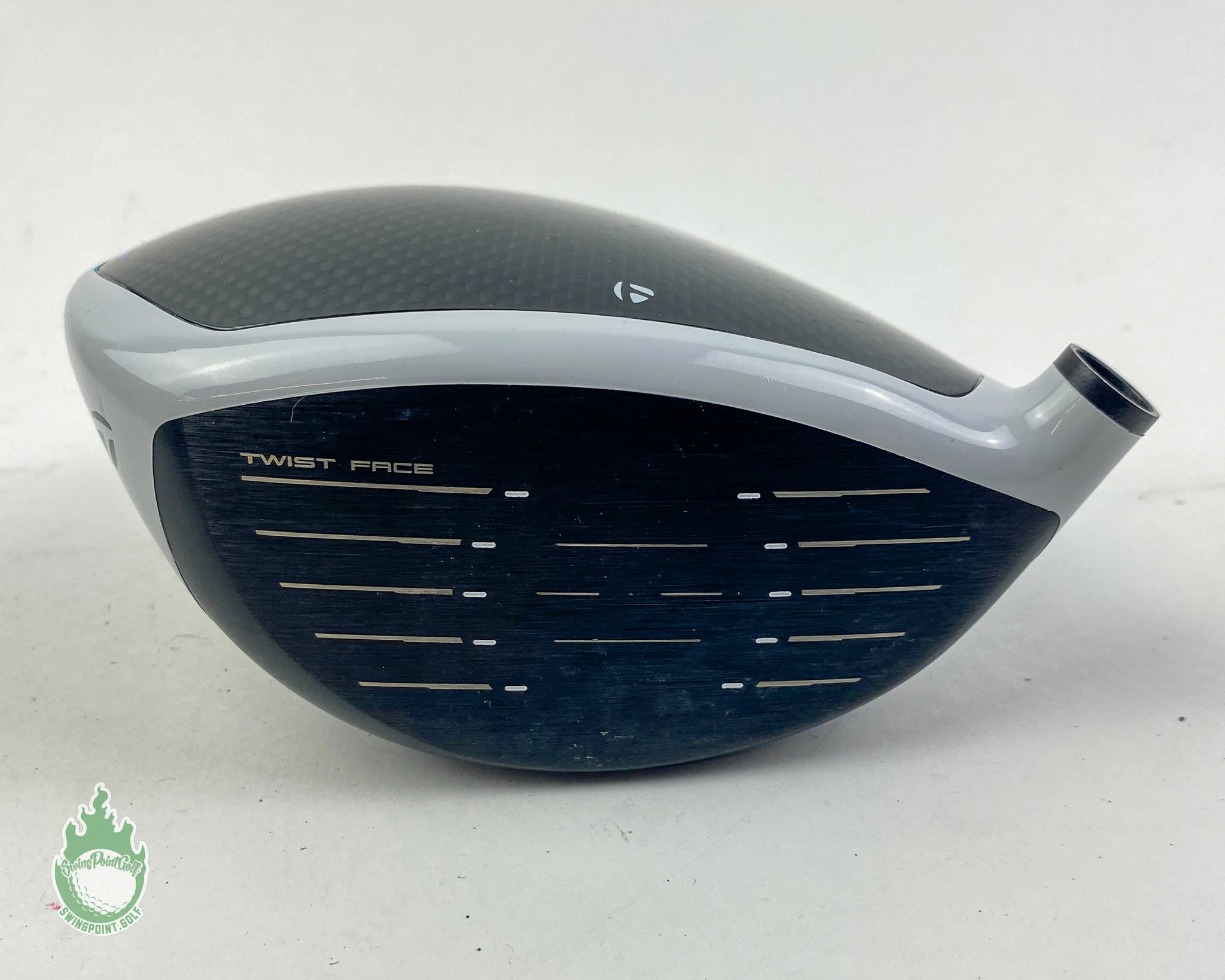 Used Tour Issued 2021 TaylorMade SIM 2 MAX Driver 8* HEAD ONLY Golf Club + Sign - Image 7