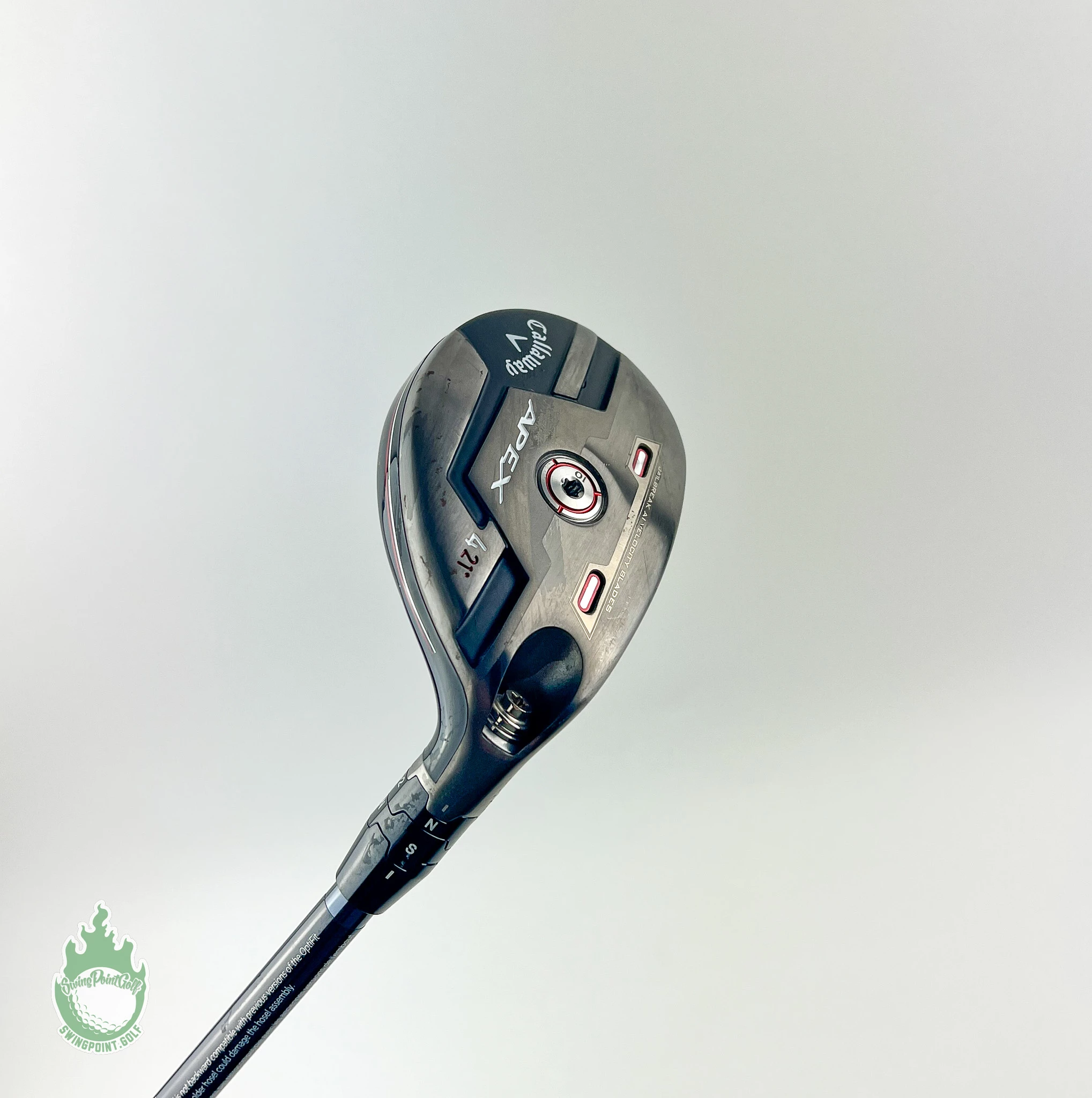 Used 2021 Callaway APEX ’21 4 Hybrid 21* Recoil 75g Regular Graphite Golf Club