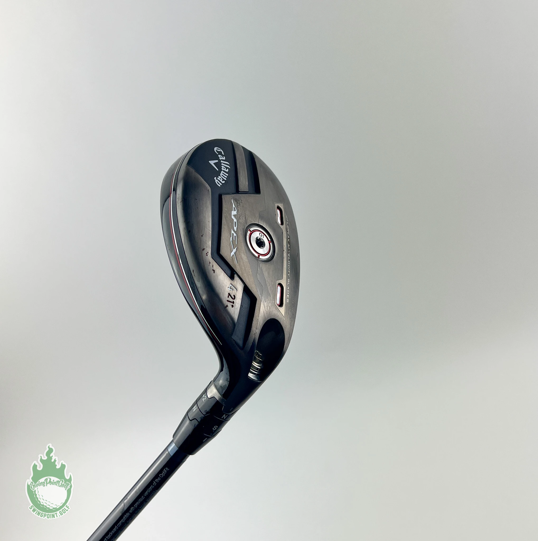 Used 2021 Callaway APEX ’21 4 Hybrid 21* Recoil 75g Regular Graphite Golf Club - Image 2