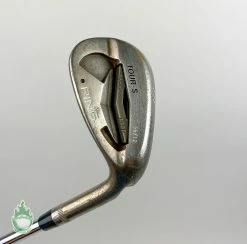 Used RH Ping Black Dot Tour-S 56*-12* Sand Wedge KBS Tour Stiff Flex Steel Golf