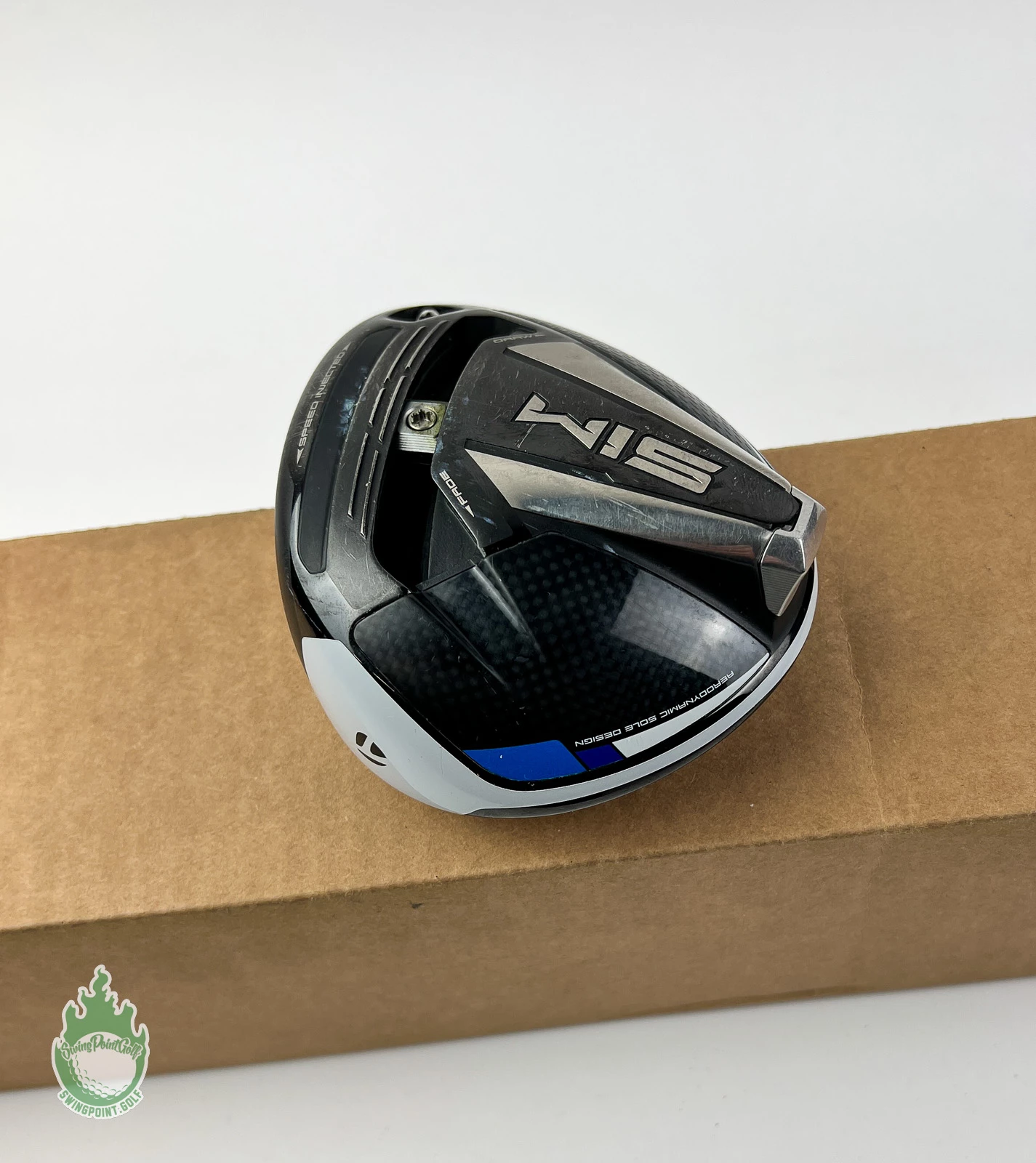 Tour Issued RH 2020 TaylorMade SIM MAX Driver 9* HEAD ONLY Golf Club + Sign - Image 11