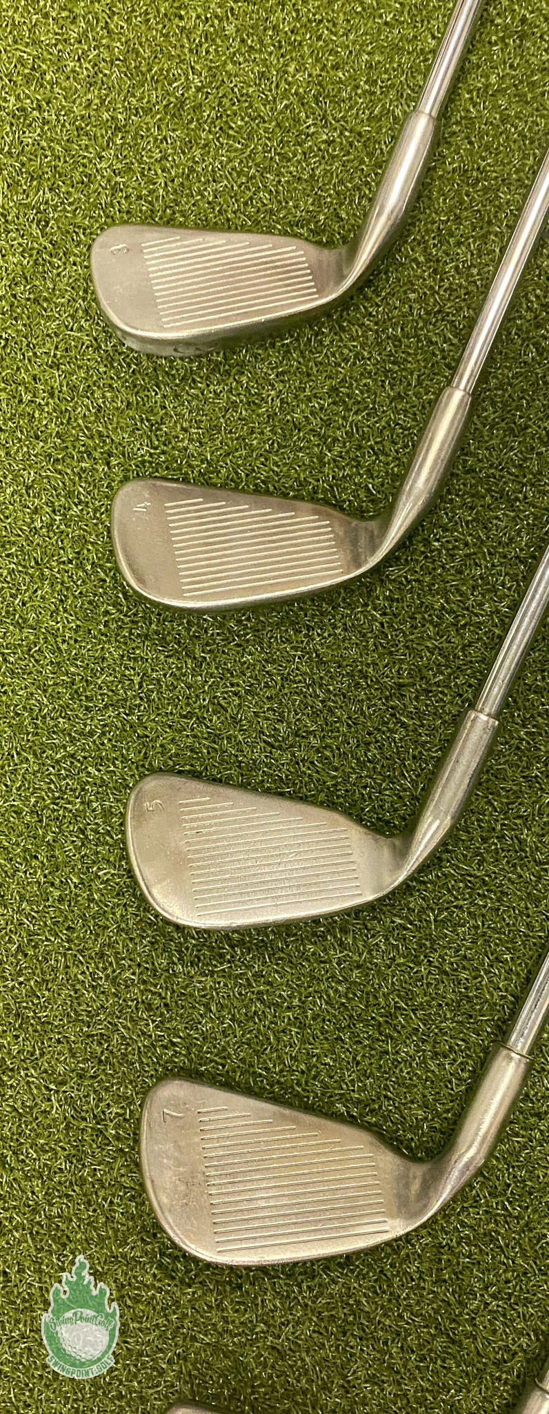 Used RH Ping Orange Dot Eye 2 Irons 3-5 7-PW ZZ Lite Stiff Flex Steel Golf Set - Image 10