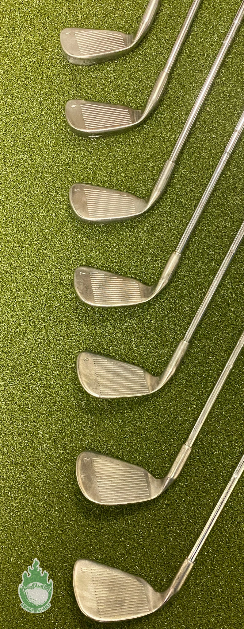 Used RH Ping Orange Dot Eye 2 Irons 3-5 7-PW ZZ Lite Stiff Flex Steel Golf Set - Image 11