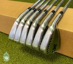 Used RH PXG 0311T Forged Gen 2 Irons 5-PW Project X LZ 6.0 120g Stiff Steel Set