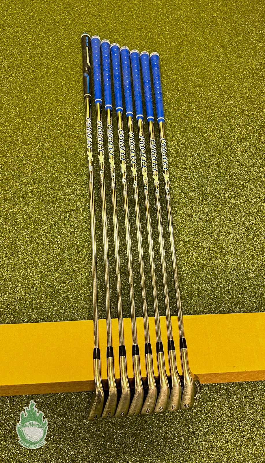 Used Titleist T300 Irons 4-PW/48* Project X LZ 5.5 115g Regular Steel Golf Set - Image 10