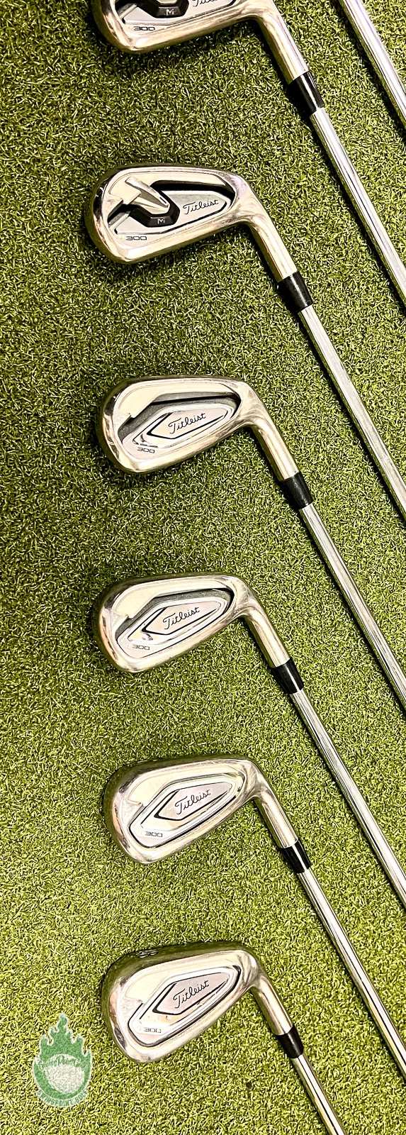 Used Titleist T300 Irons 4-PW/48* Project X LZ 5.5 115g Regular Steel Golf Set - Image 8