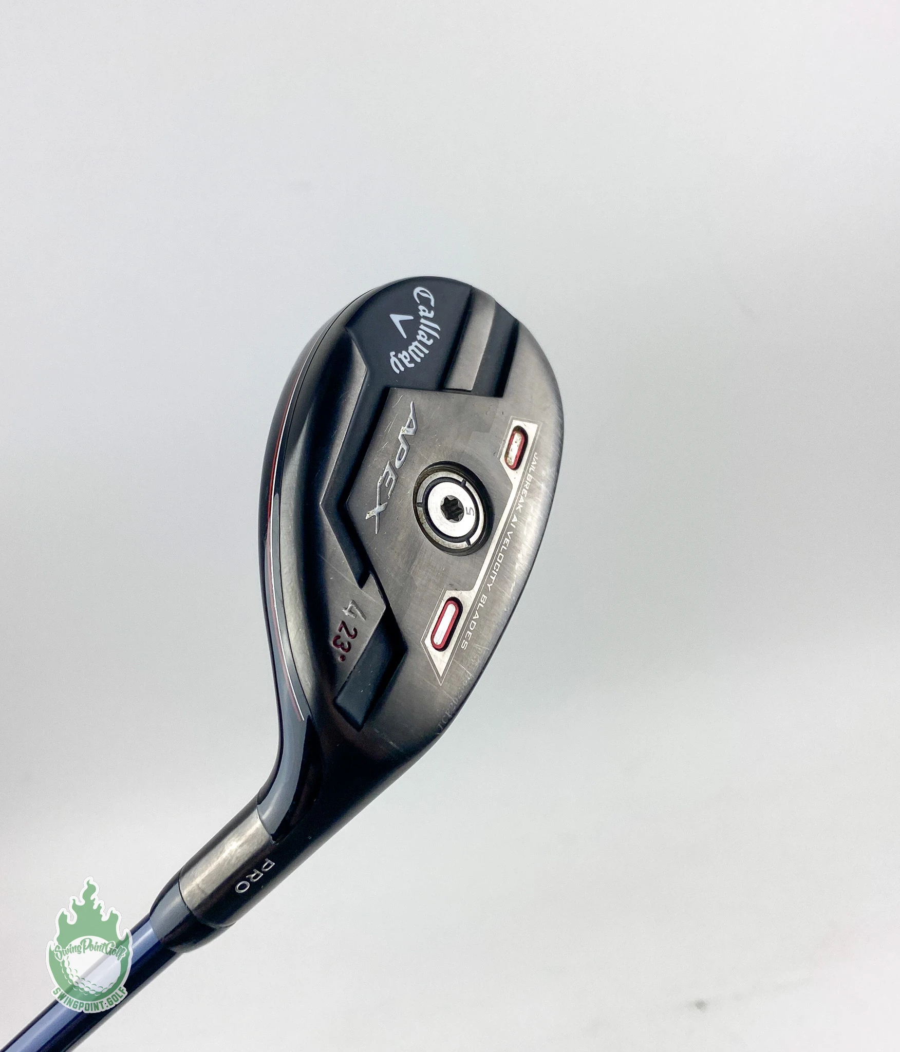 Used Tour Issue TC Callaway APEX Pro 4 Hybrid 23* 7-S Stiff Graphite Golf Club