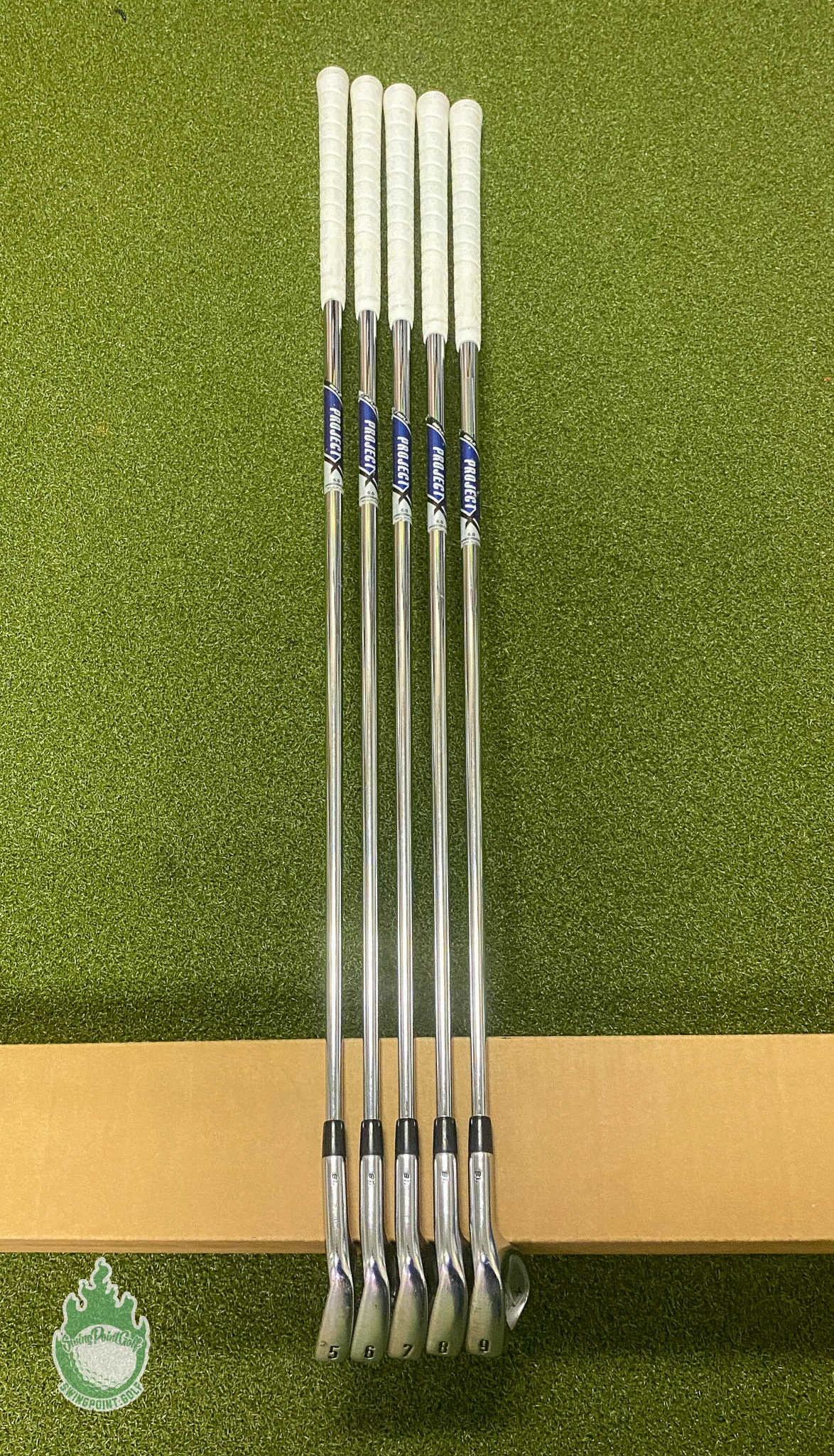 Tour Issue Callaway X-Forged ’18 Irons 5-9 Project X 6.0 Stiff Steel Golf Set - Image 2