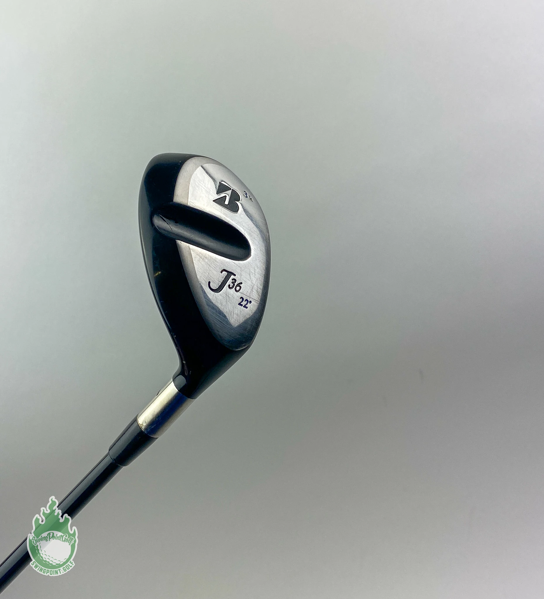 Used Right Handed Bridgestone J36 3 Hybrid 22* 65g Stiff Flex Graphite Golf - Image 4